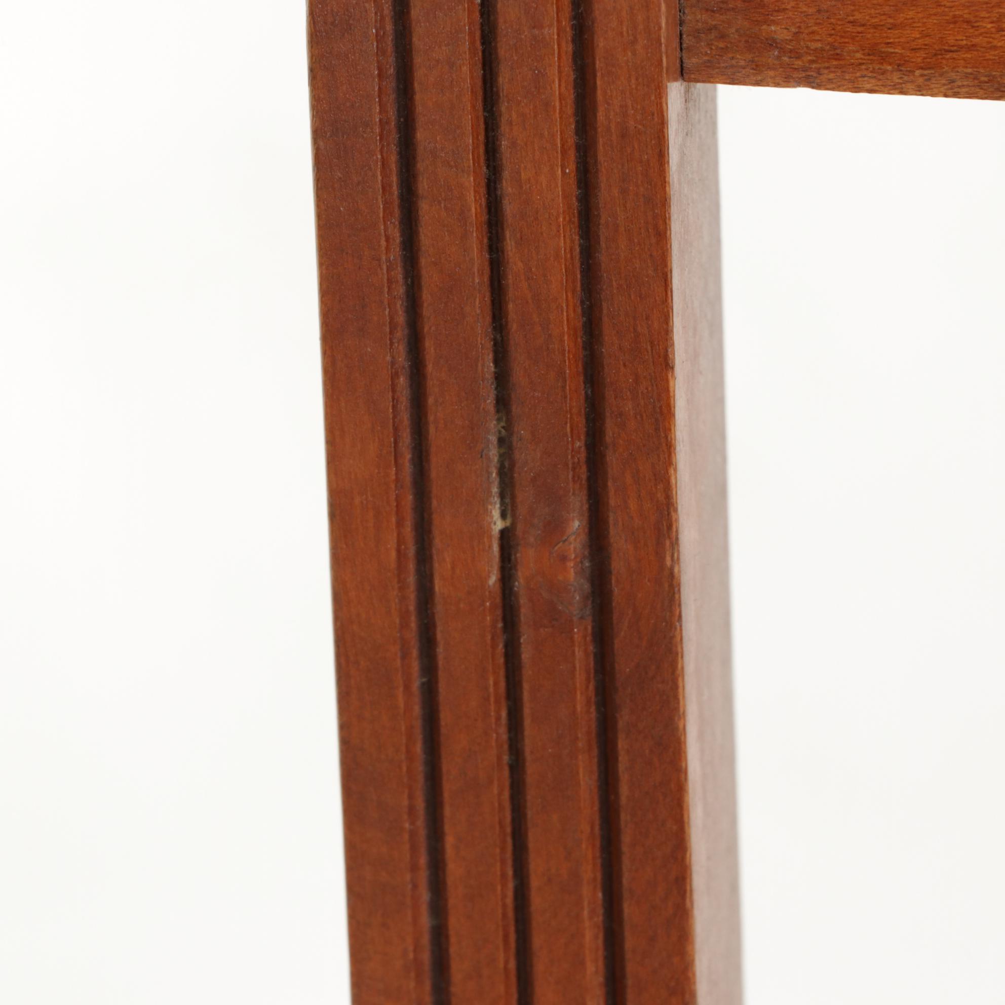 Wood Child's High Chair, Mid-20th Century