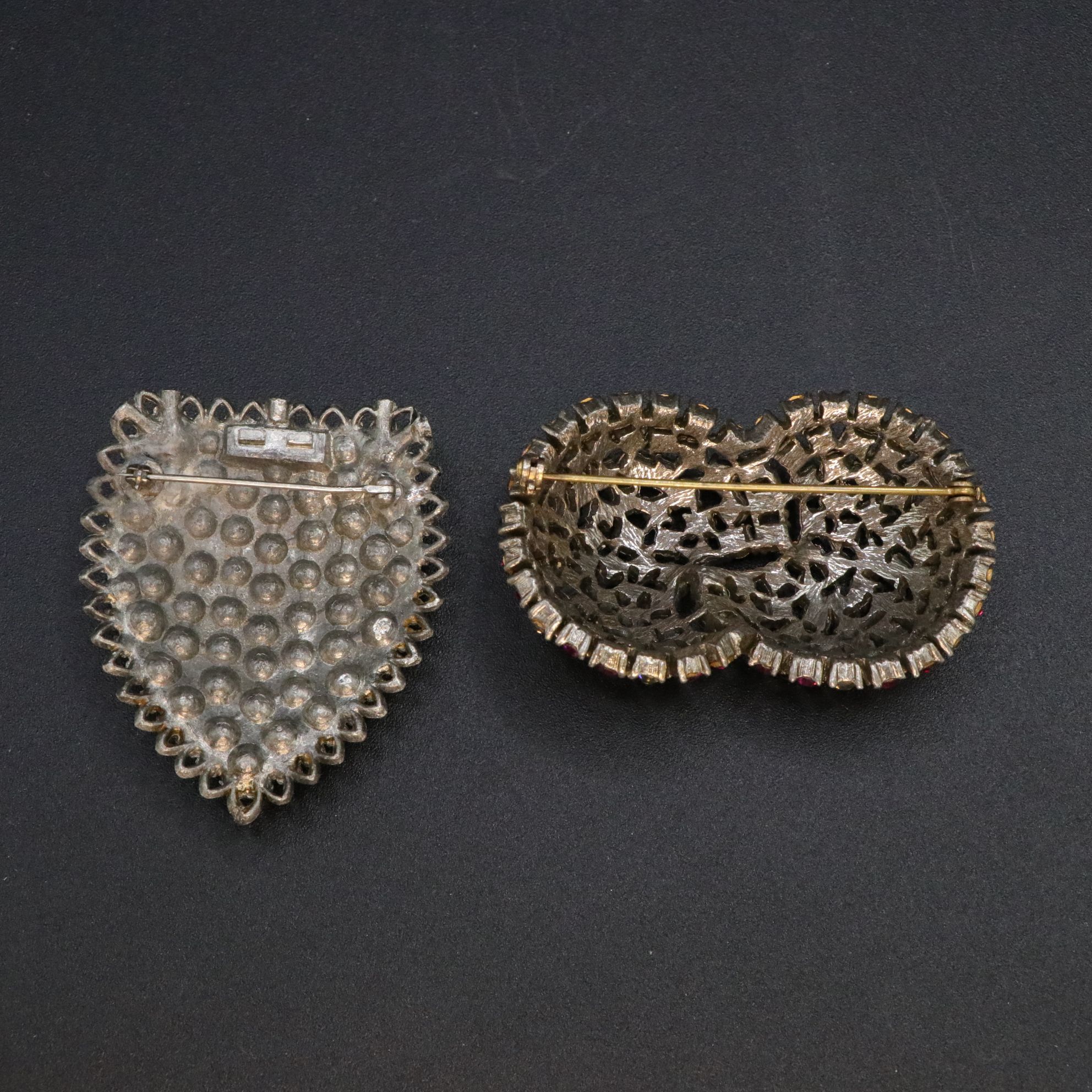 Floral Enamel Brooch with Clover, Purse, Geisha and More Figural Brooches