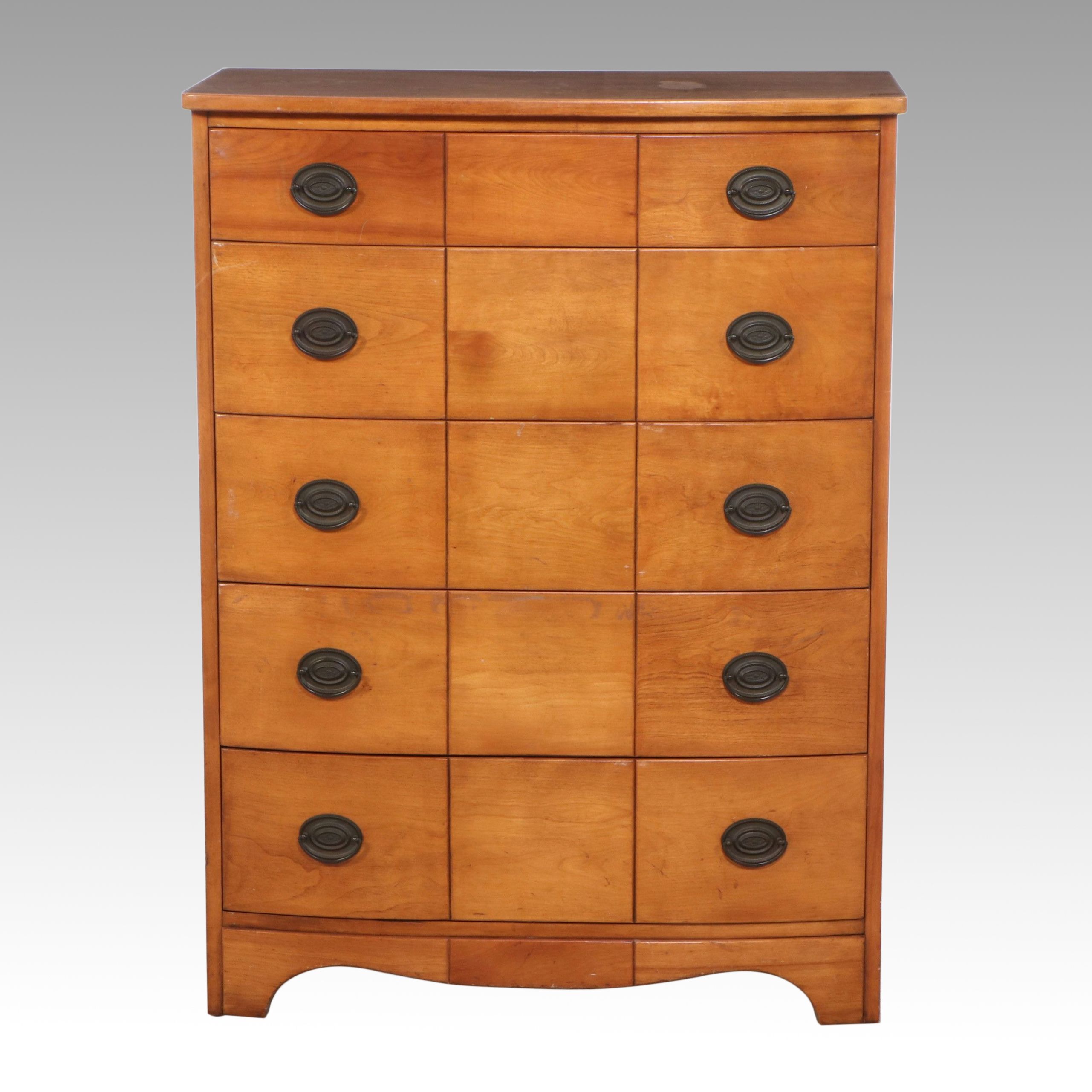 Heywood-Wakefield Colonial Style Birch Chest of Drawers