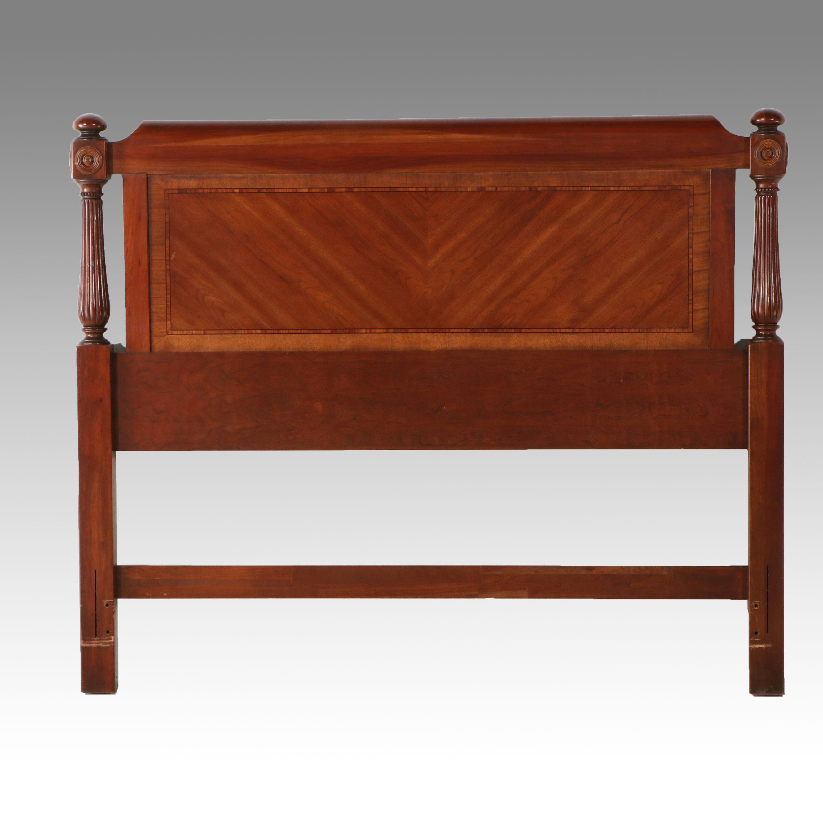 Lexington Furniture Louis Philippe Style Marquetry Inlaid Headboard