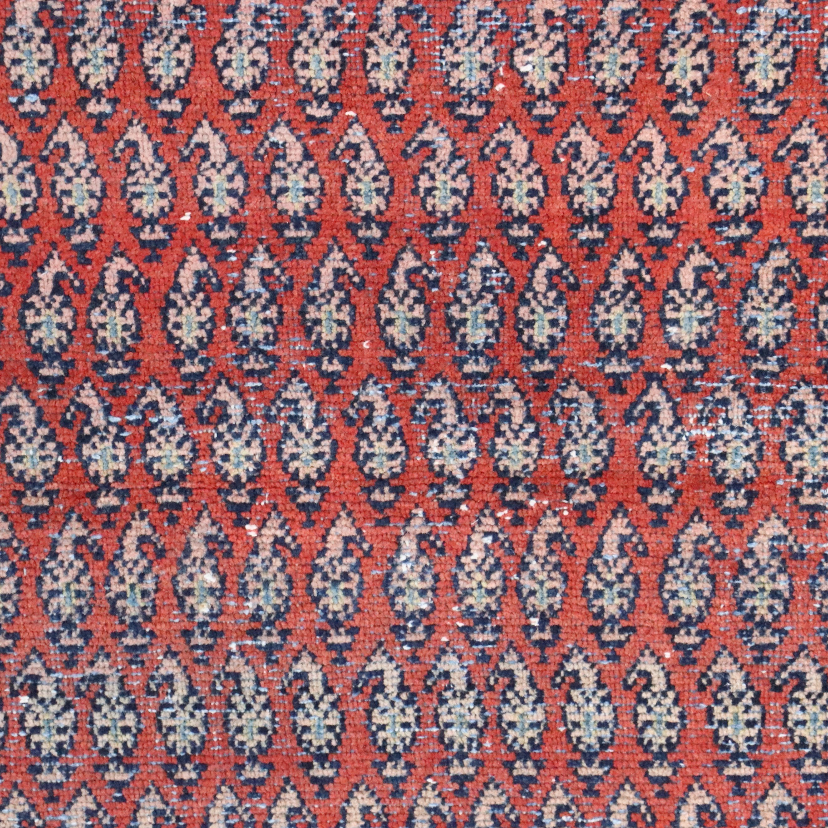 3'9 x 9'3 Hand-Knotted Persian Seraband Long Rug