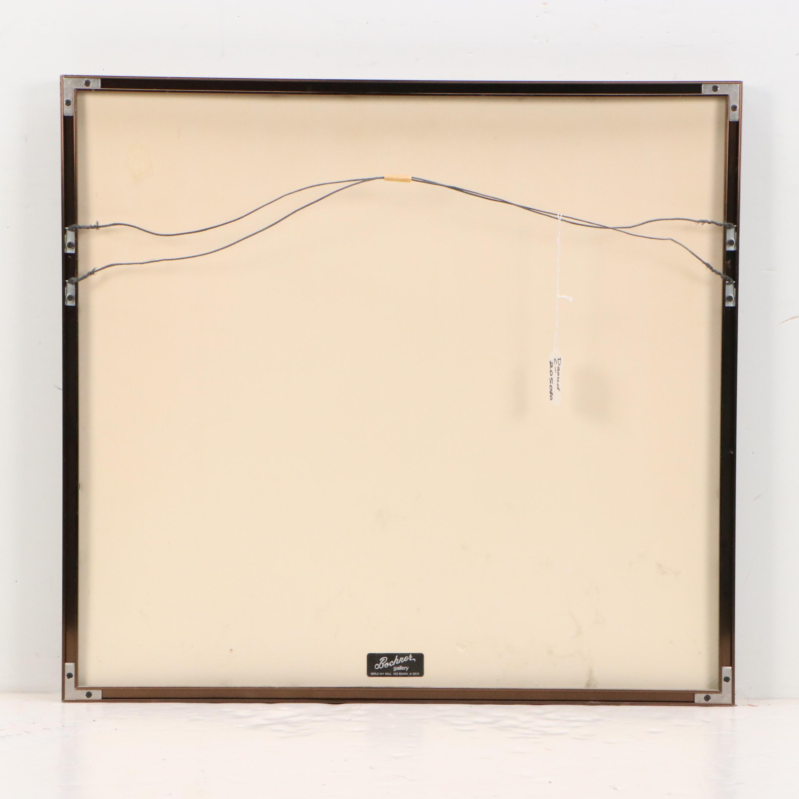 Thomas McKnight Serigraph "Park Avenue Christmas," Late 20th Century