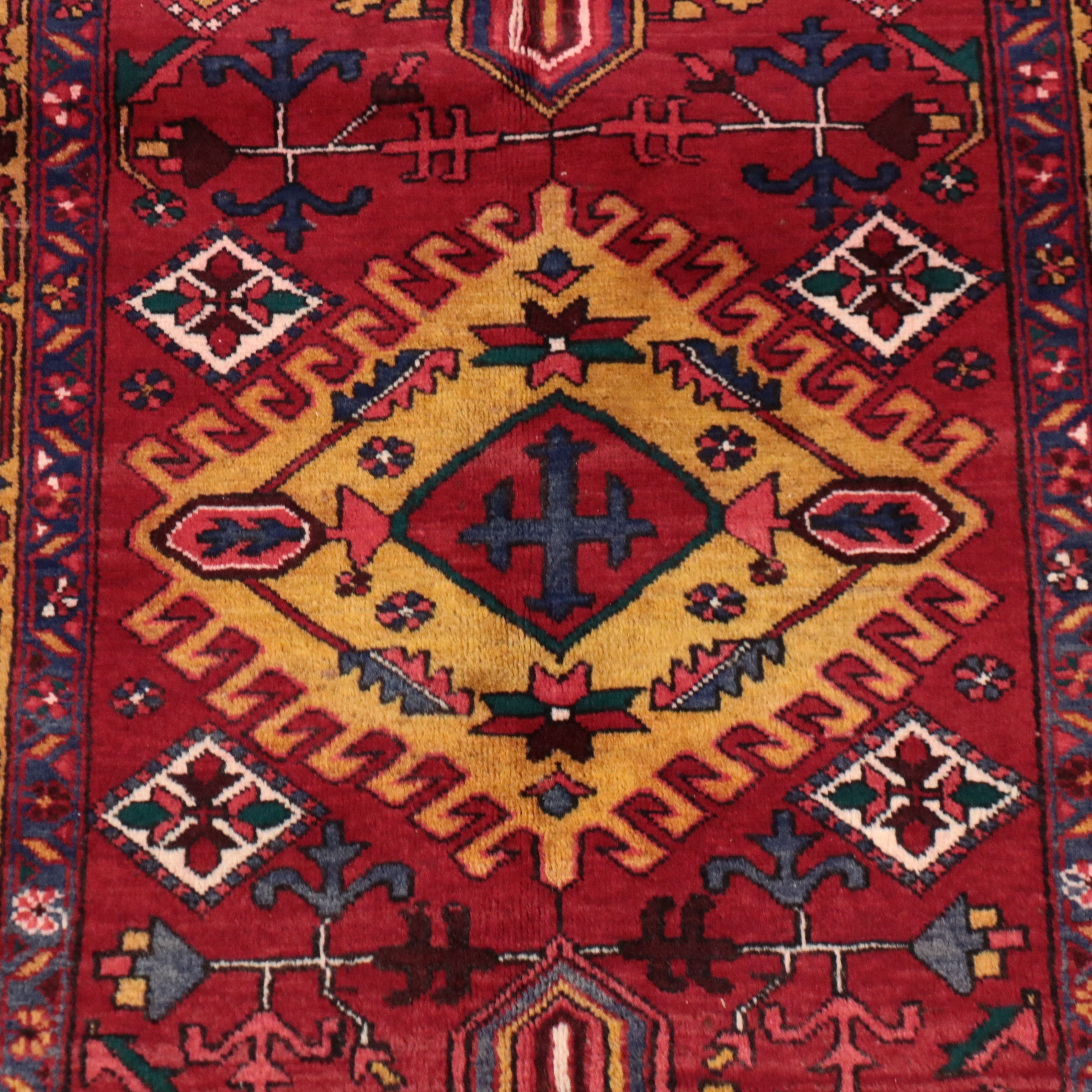 3'4 x 10'7 Hand-Knotted Persian Lamberan Long Rug
