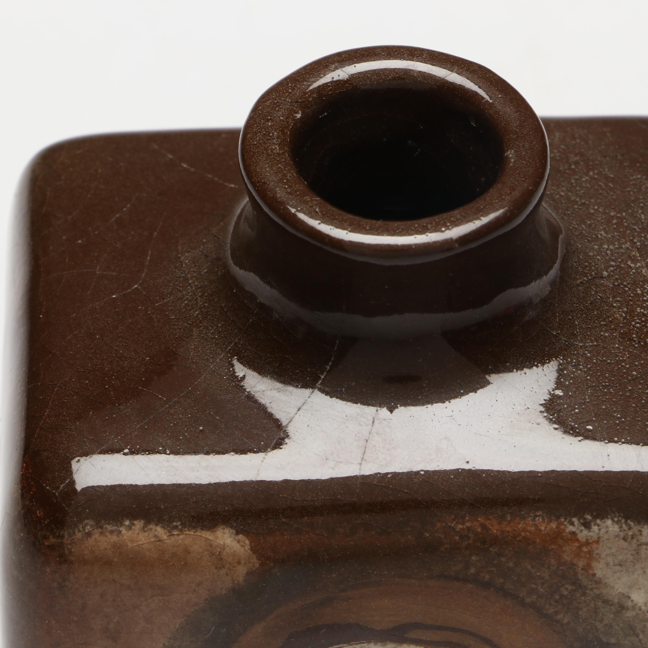 Polia Pillin Woman with Birds Art Pottery Vase