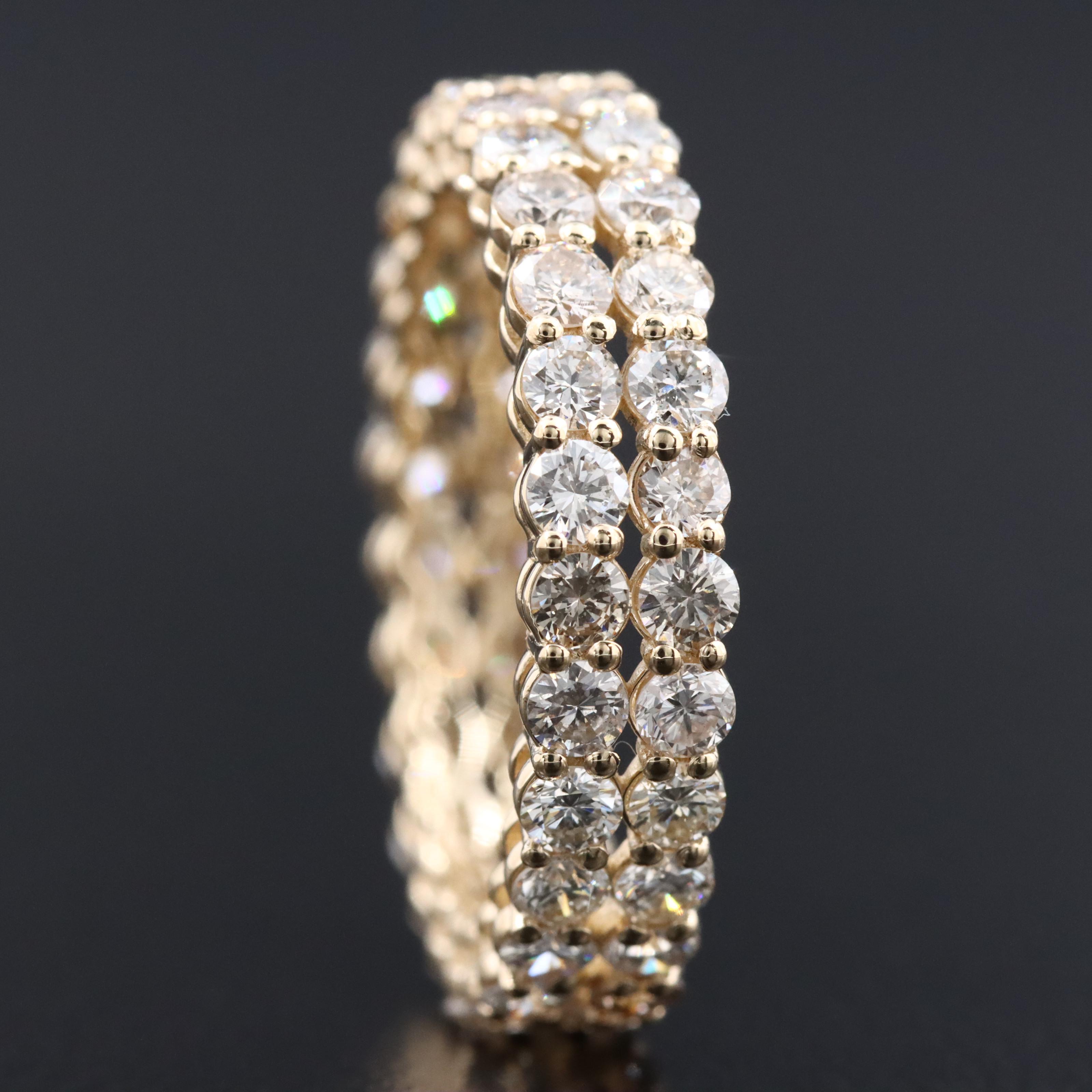 14K 2.49 CTW Diamond Eternity Band