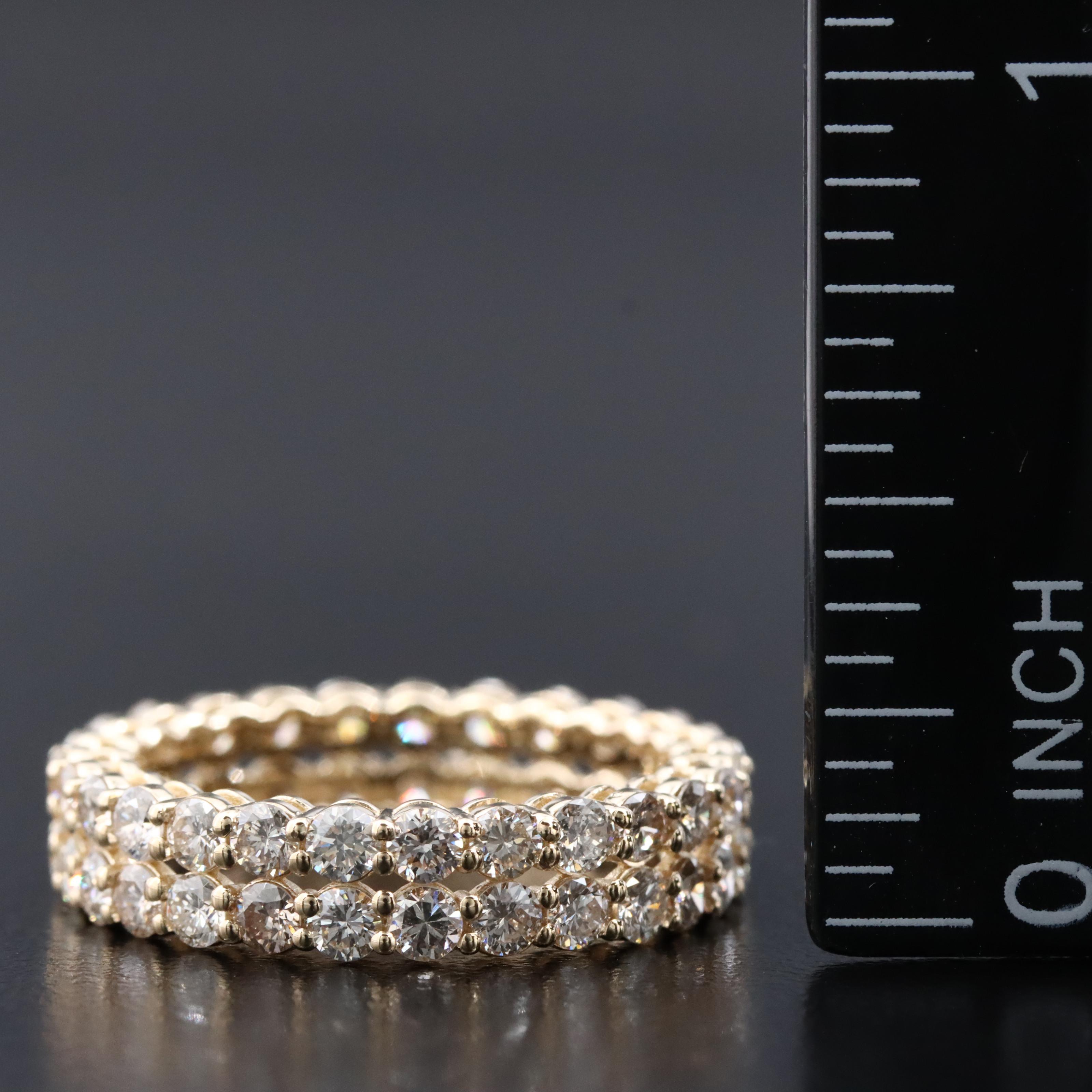 14K 2.49 CTW Diamond Eternity Band