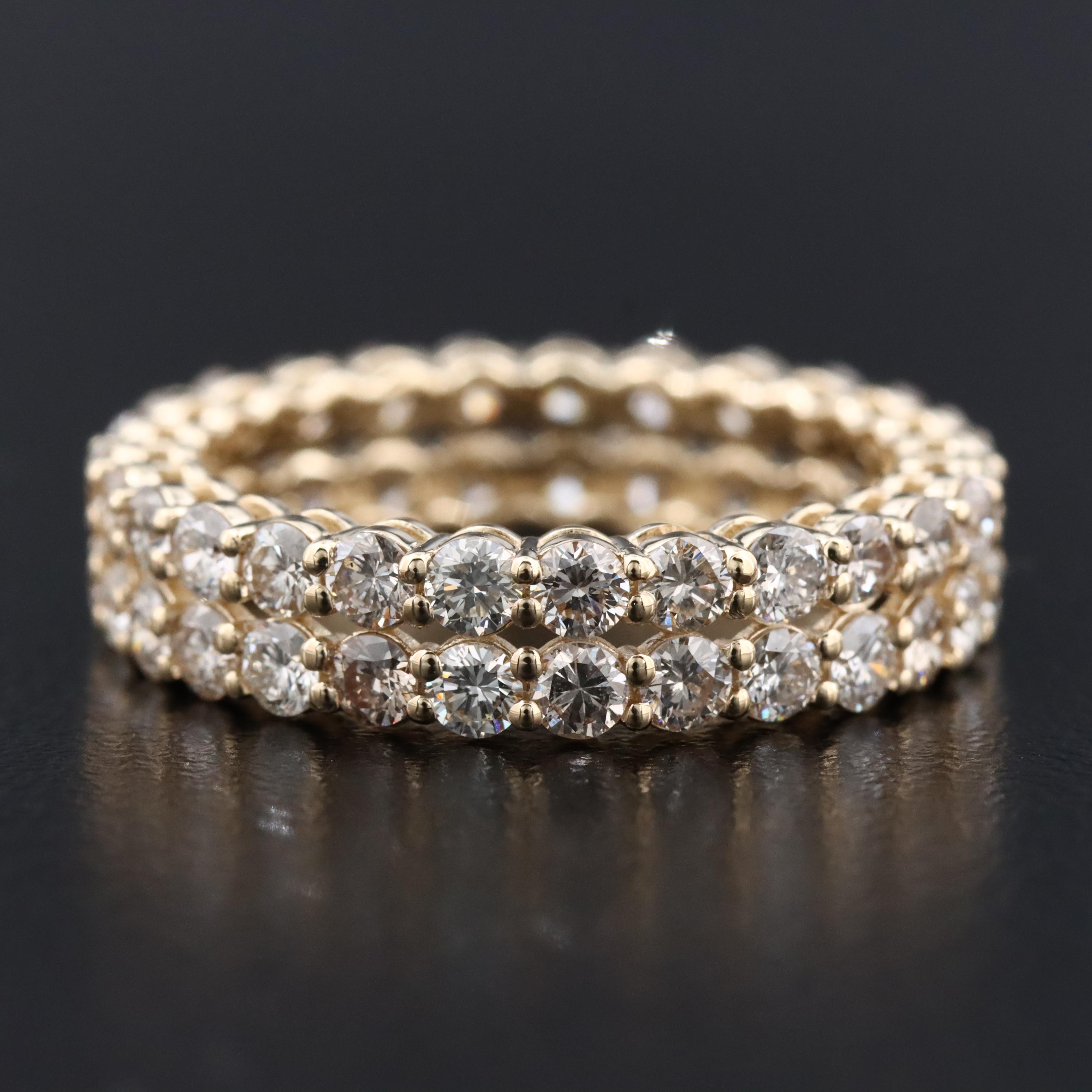14K 2.49 CTW Diamond Eternity Band