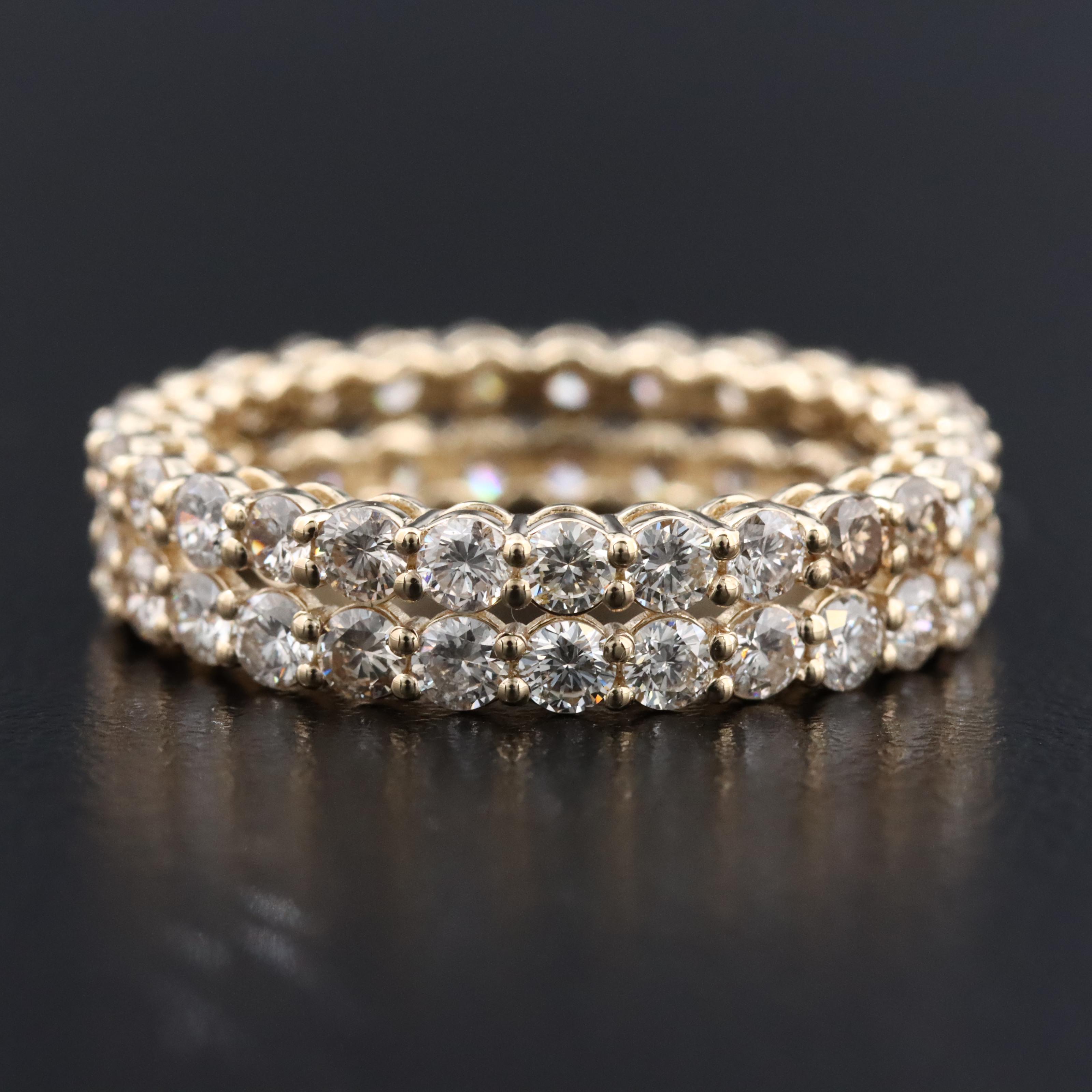14K 2.49 CTW Diamond Eternity Band
