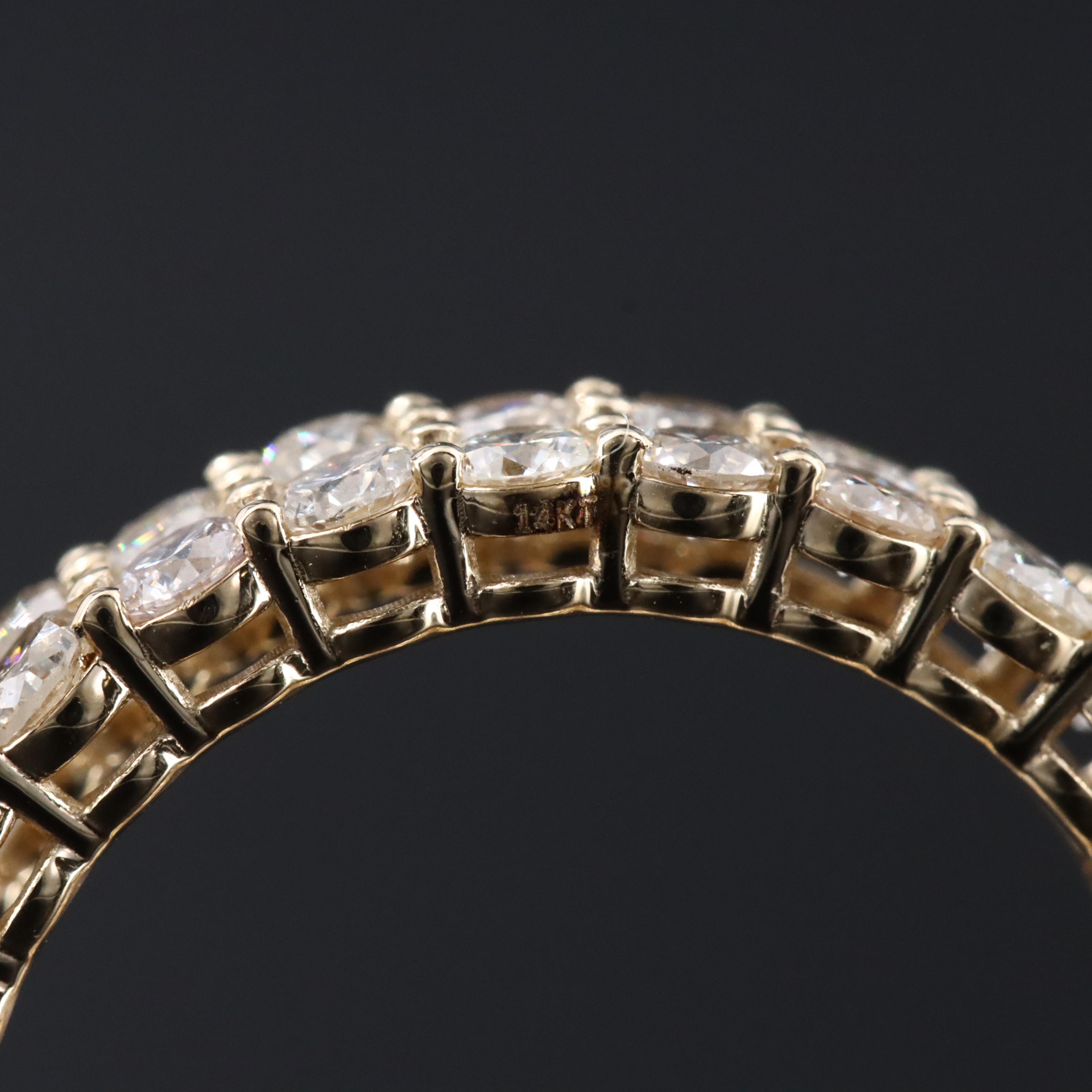 14K 2.49 CTW Diamond Eternity Band