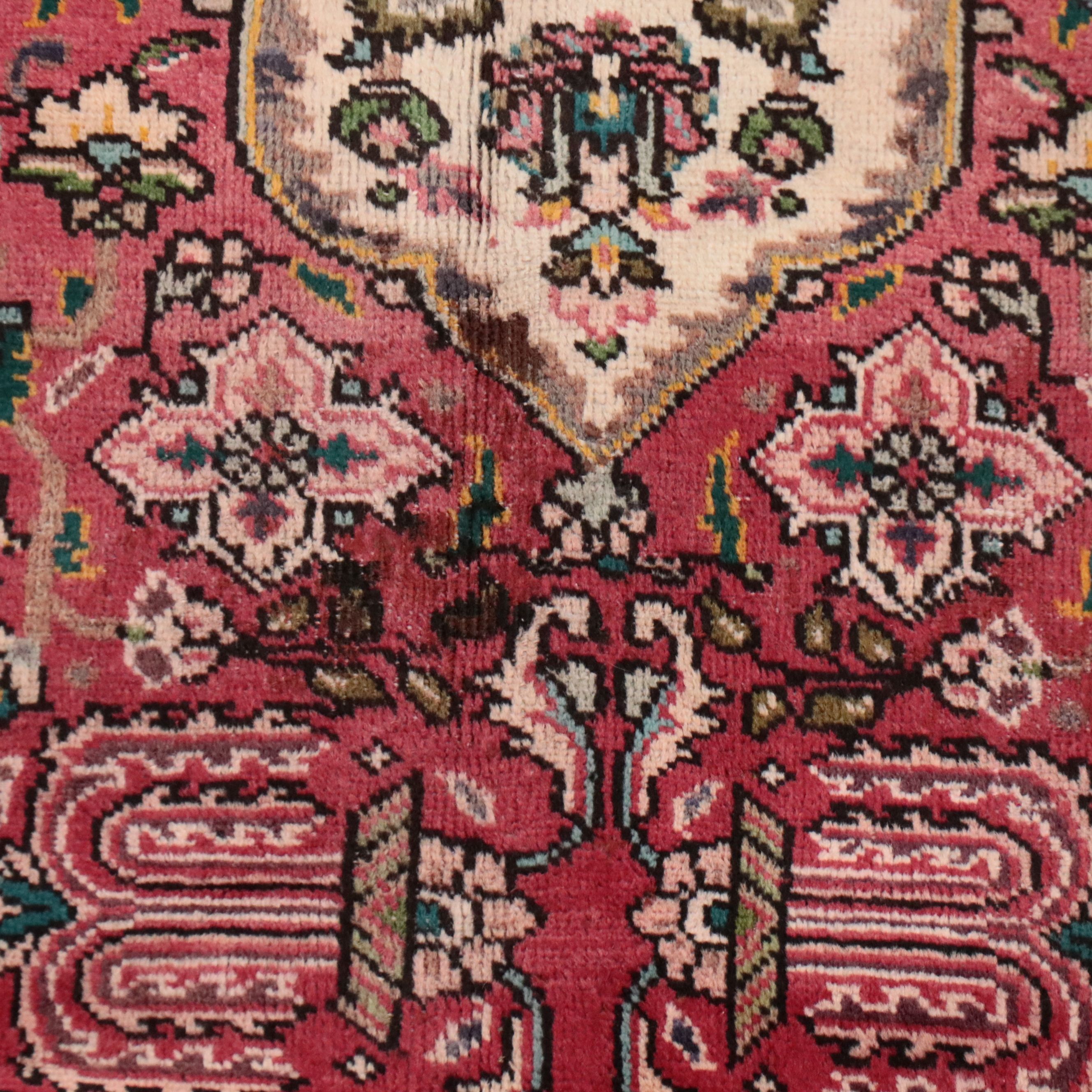 4'10 x 6'3 Hand-Knotted Persian Tabriz Area Rug