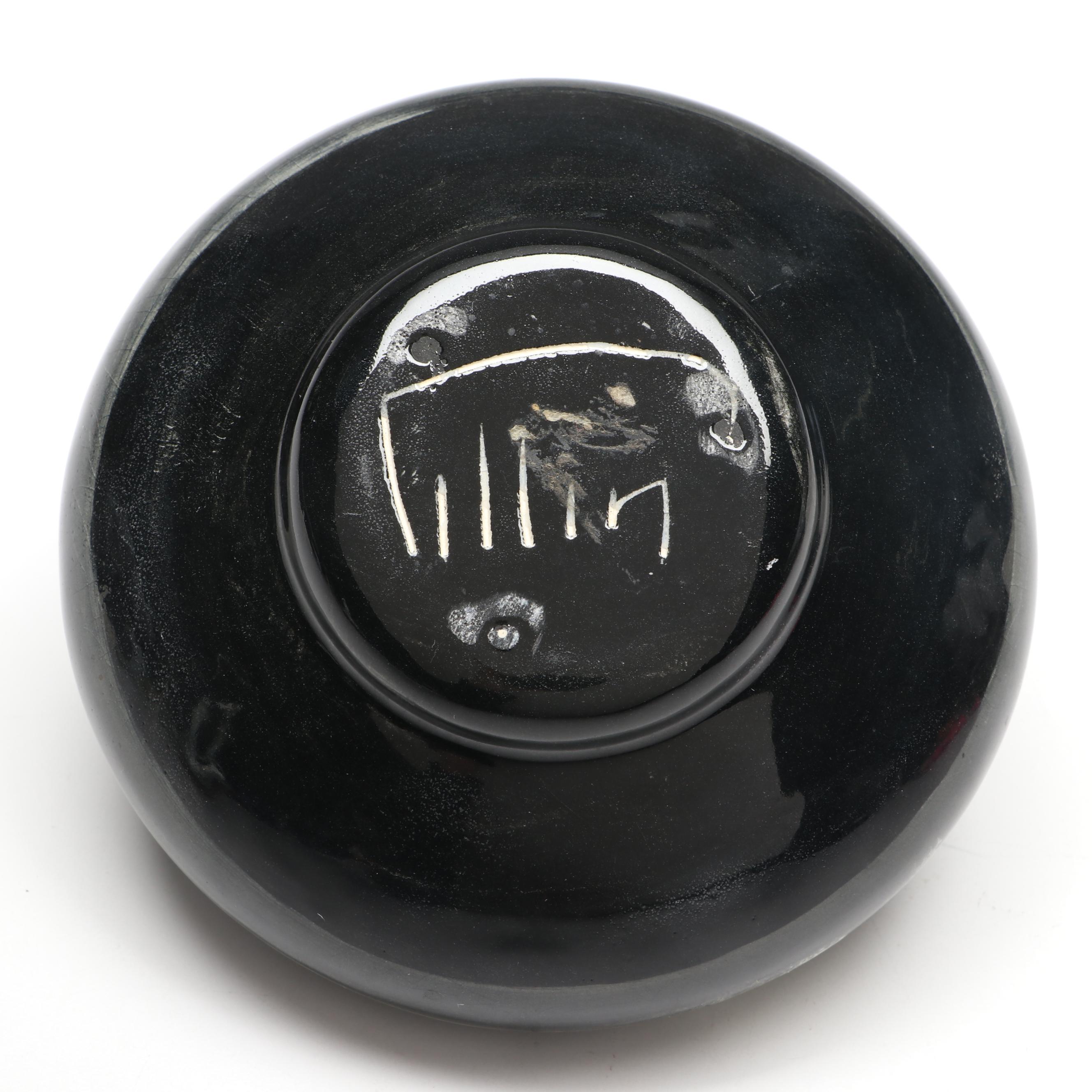 Polia Pillin Woman with Birds Art Pottery Vase