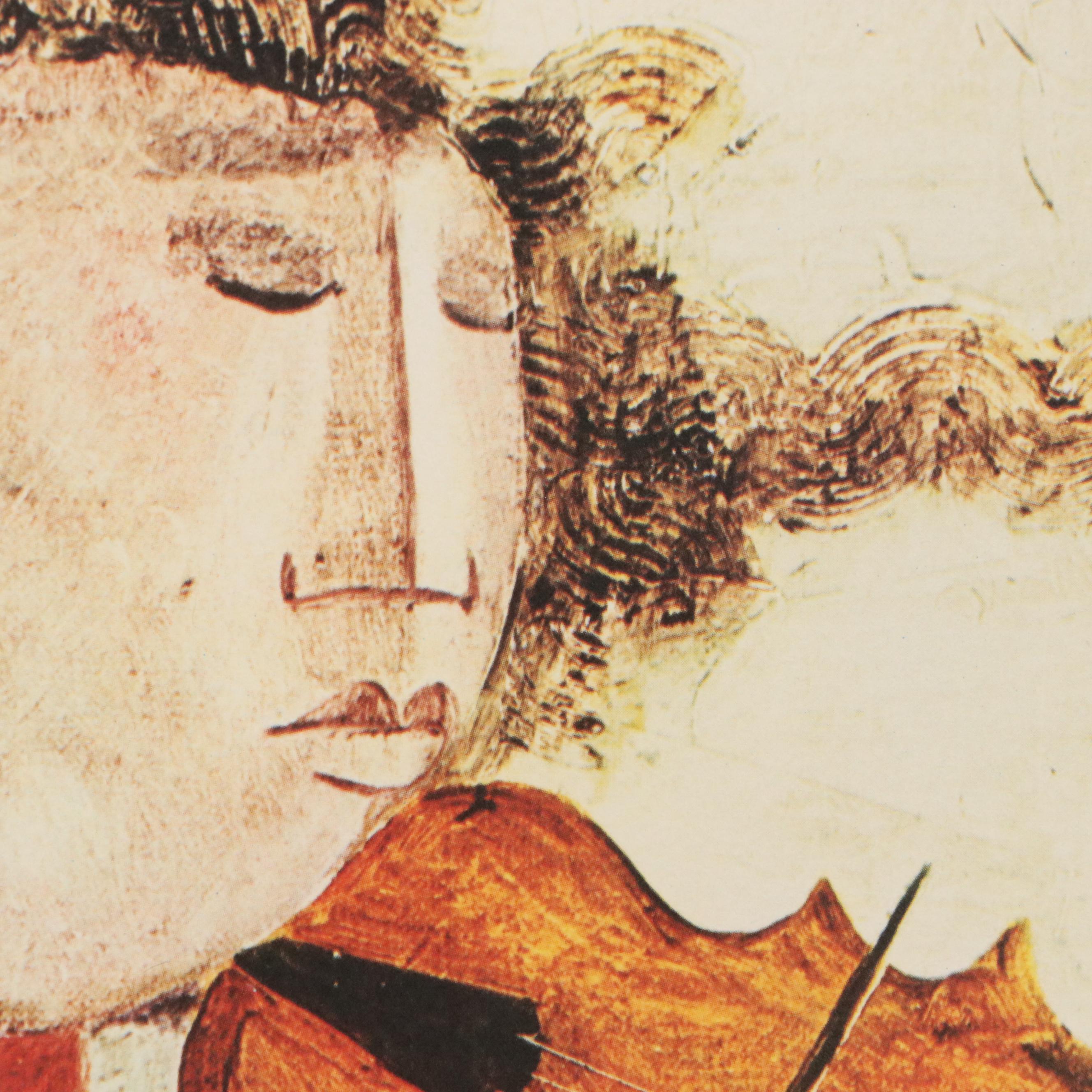 After G. Rodo Boulanger Offset Lithograph "Le Violin de Juliette," Late 20th C.