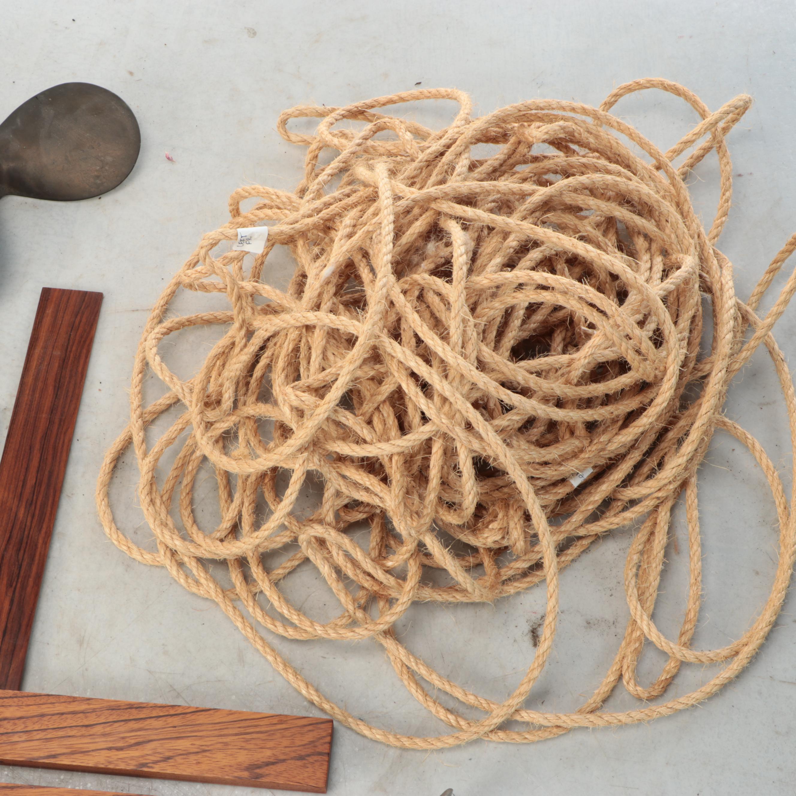 Horse Hames, Ice Tongs, Rosewood Carpenter Squares, Bronze Boat Prop and More