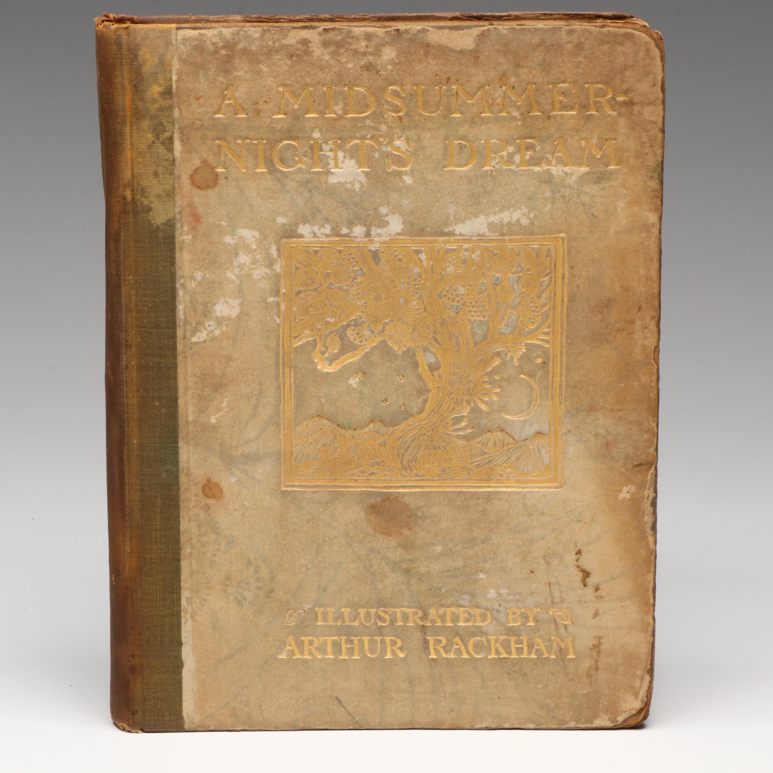 Arthur Rackham Illustrated "A Midsummer-Night's Dream" by William Shakespeare