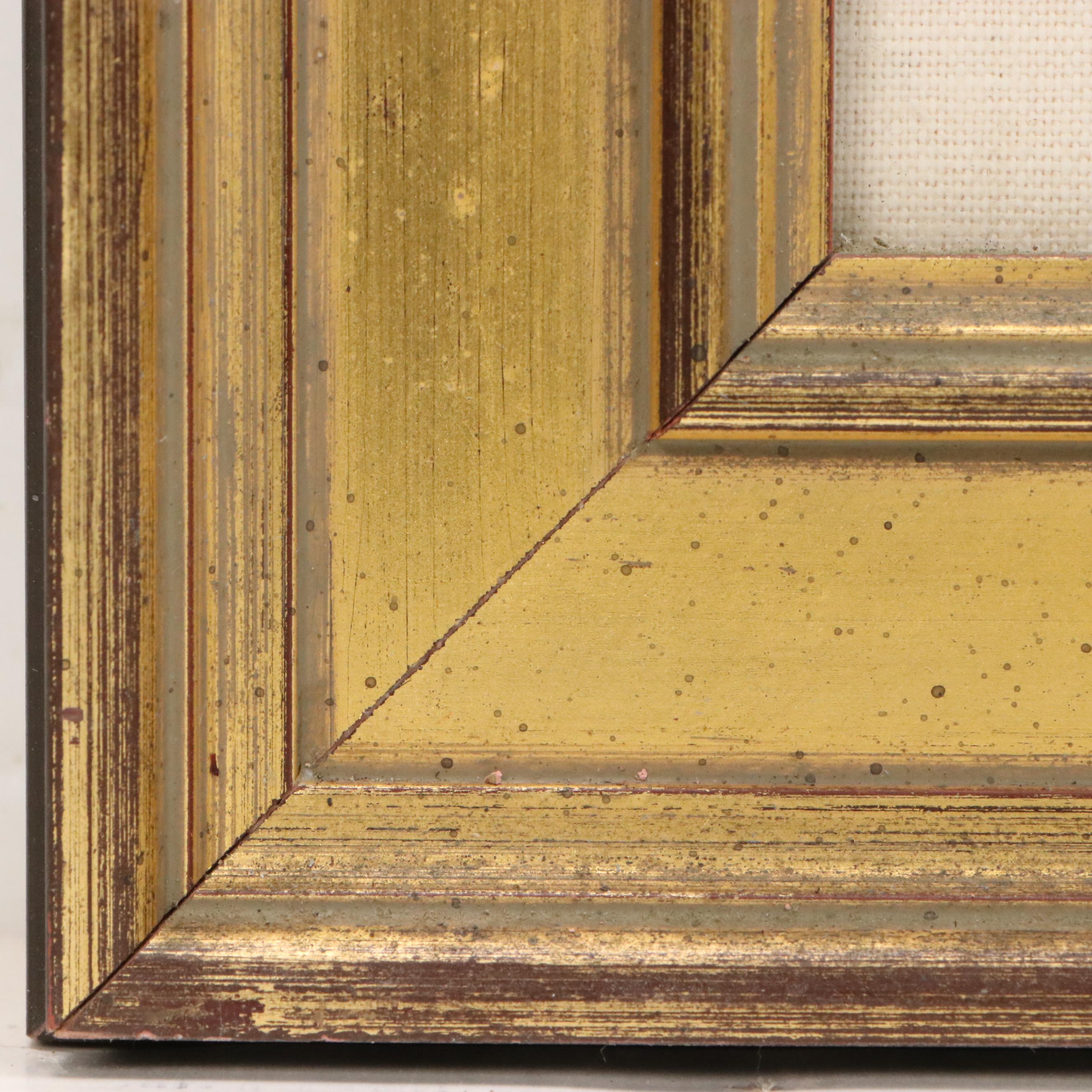 Howard Behrens Serigraph of Gondoliers in Venetian Canal, Mid to Late 20th C.