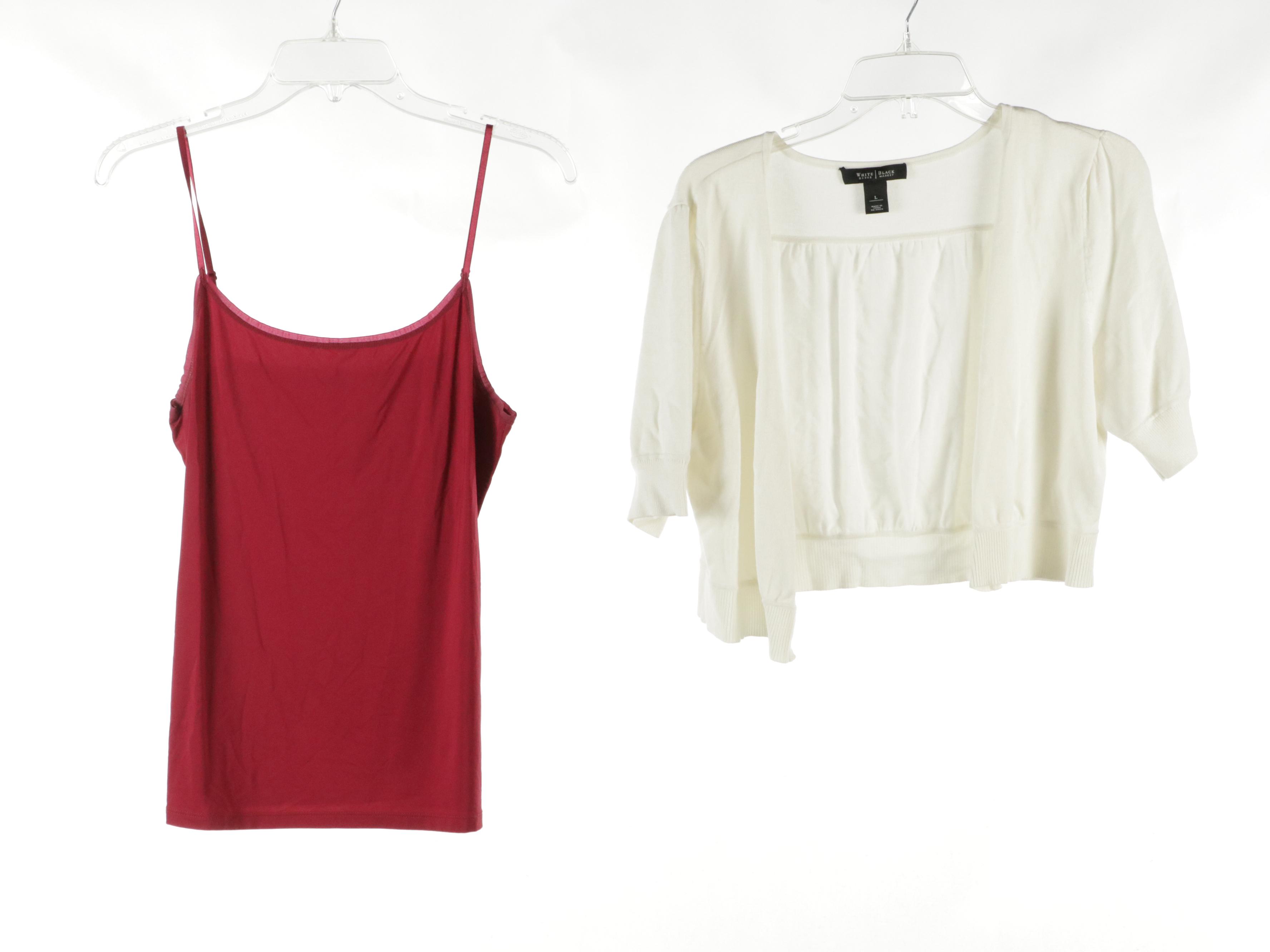 Talbots Puffer Vest, White House Black Market Patterned Tops, More Separates