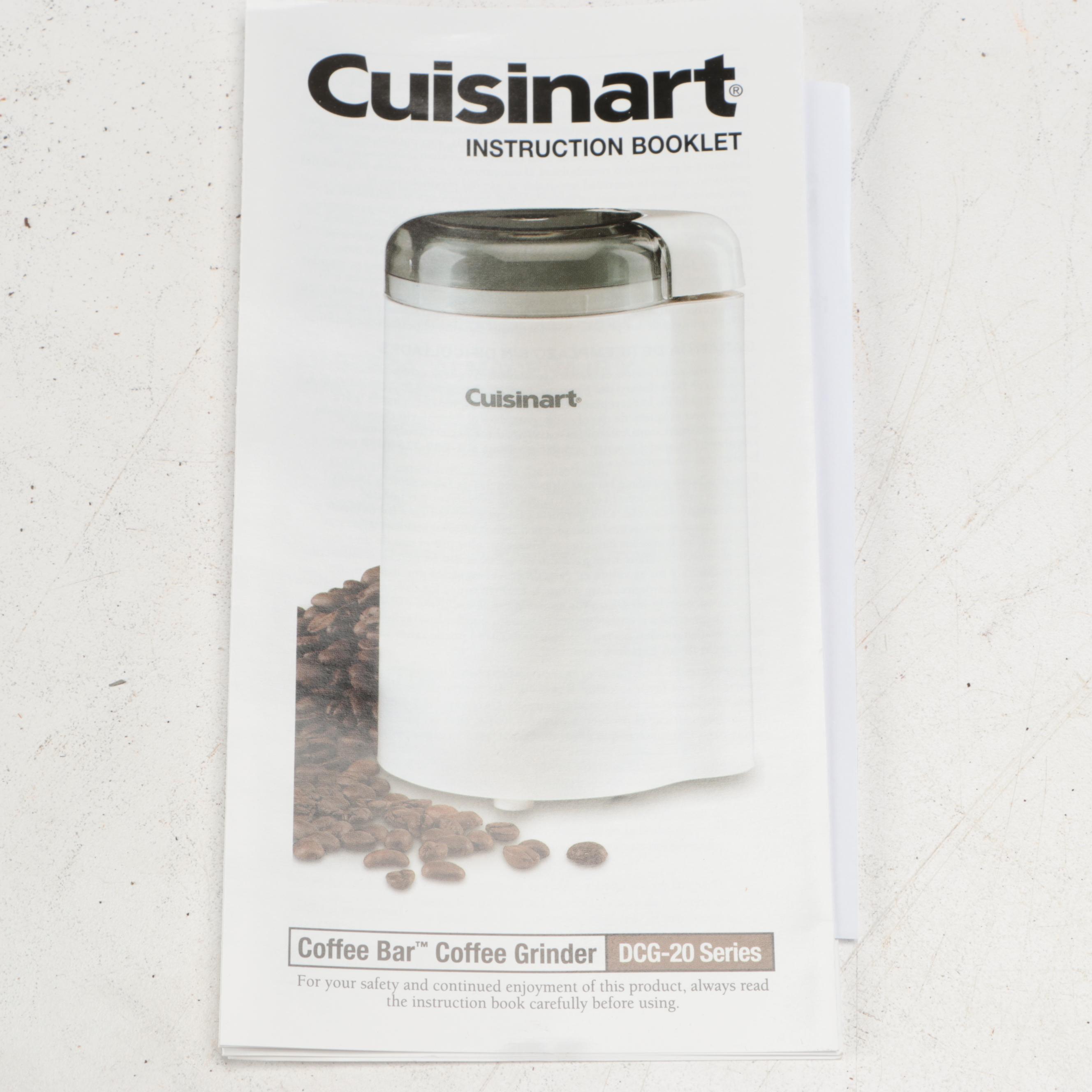 Cuisinart Food Processor, Coffee Grinder and Coffee Maker