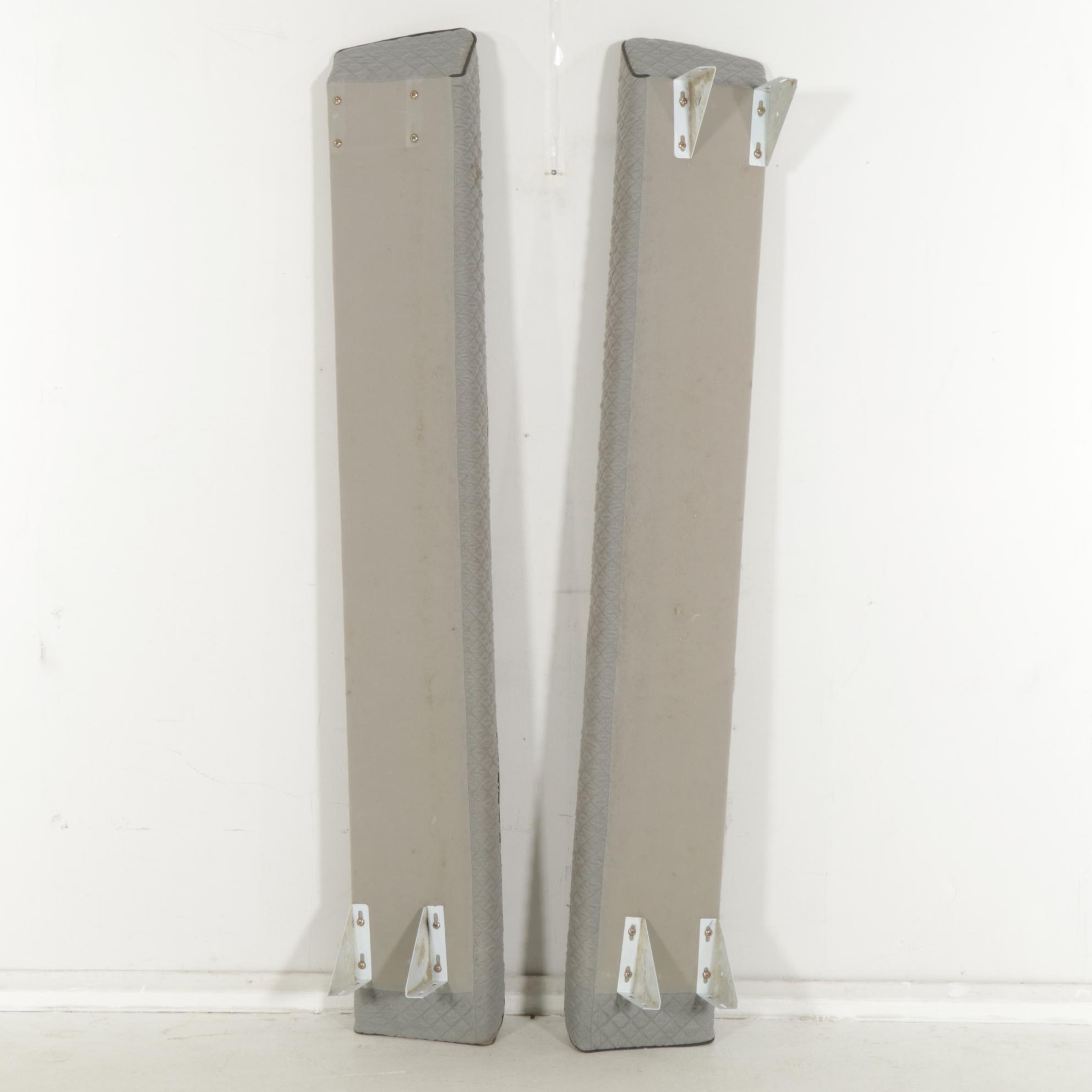 By Design Quilted Fabric Upholstered King Size Platform Bed Frame