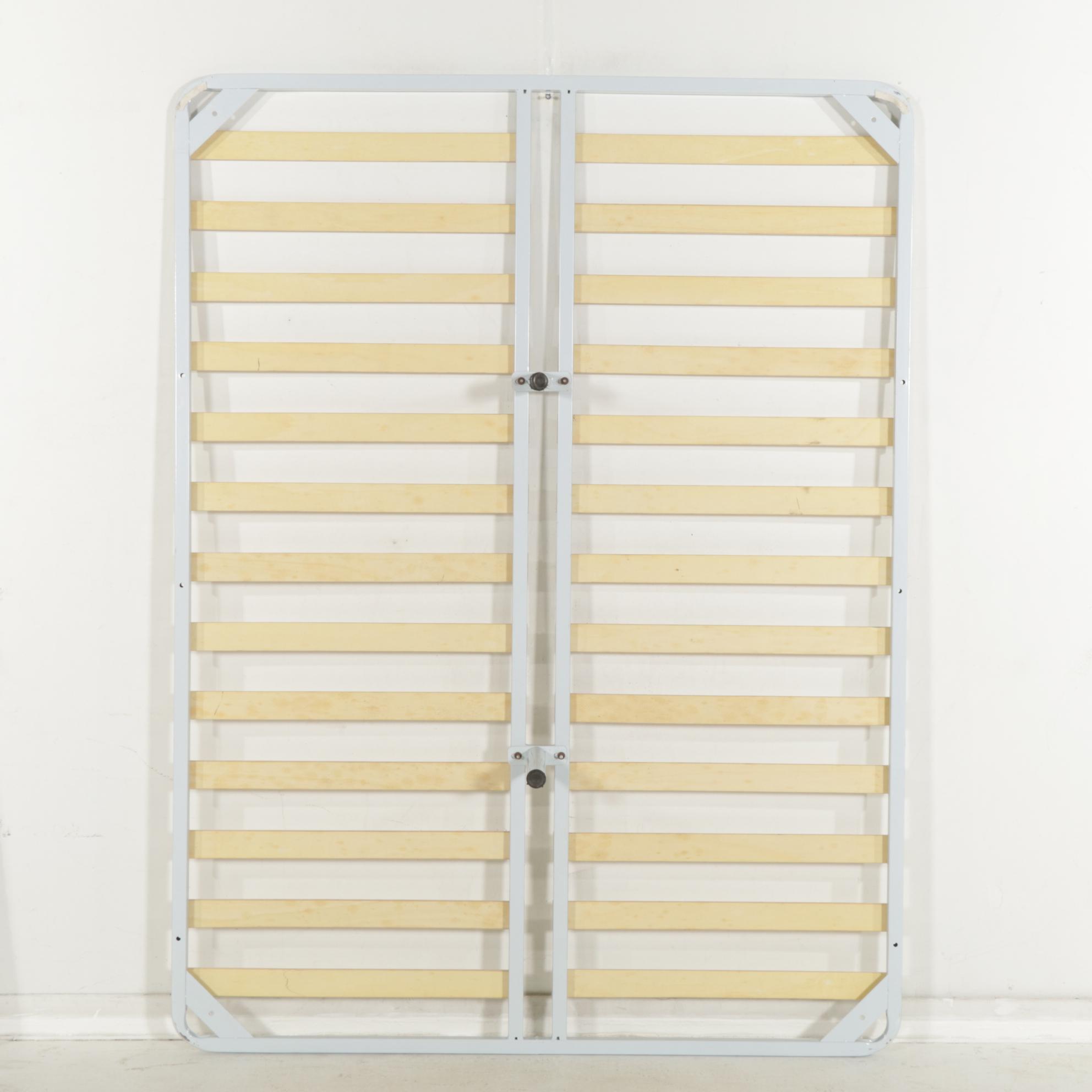 By Design Quilted Fabric Upholstered King Size Platform Bed Frame