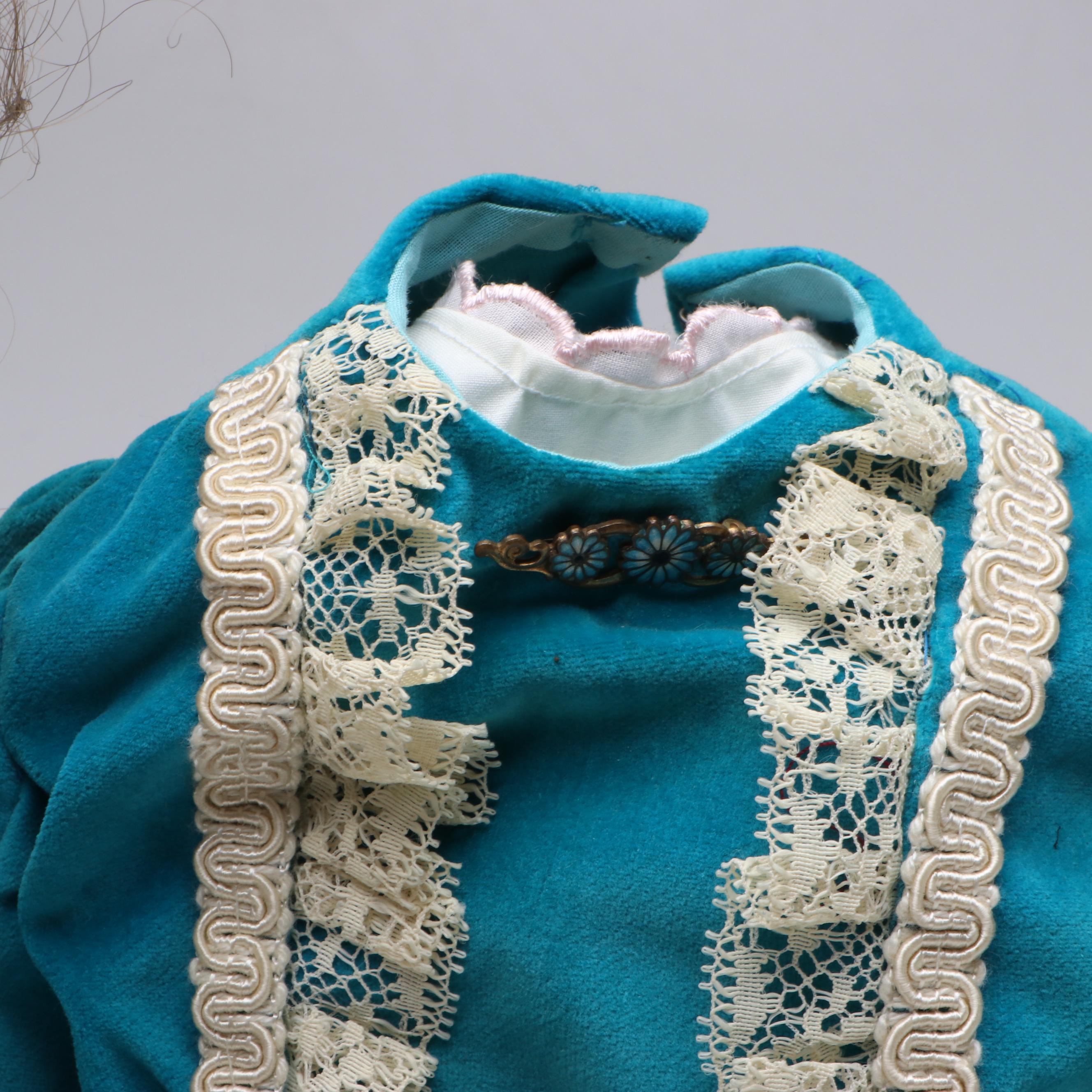 Trego Composition Sleepy Eye Doll with Doll Body, Early 20th Century