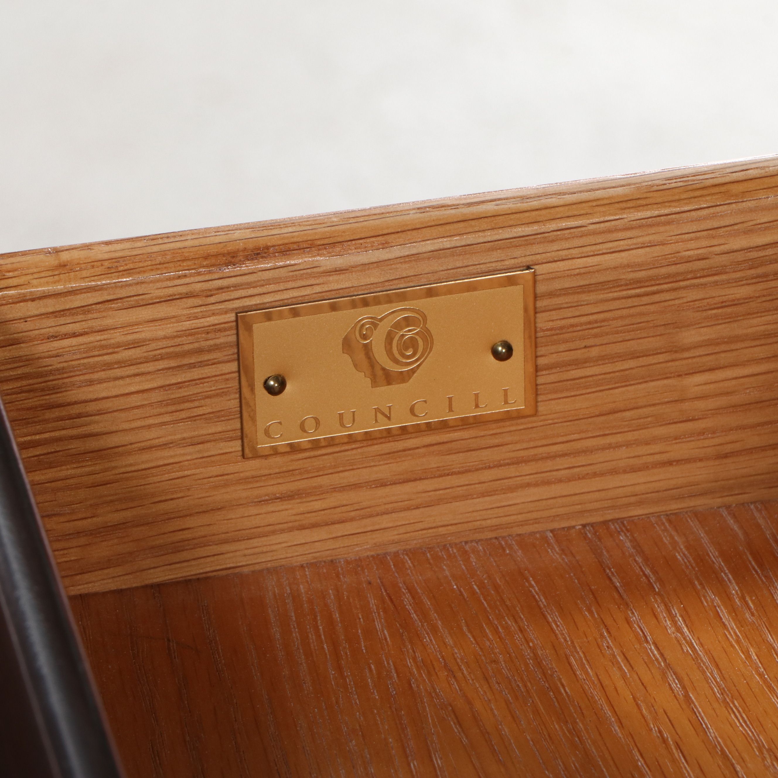 Councill Georgian Style Inlaid Mahogany End Tables