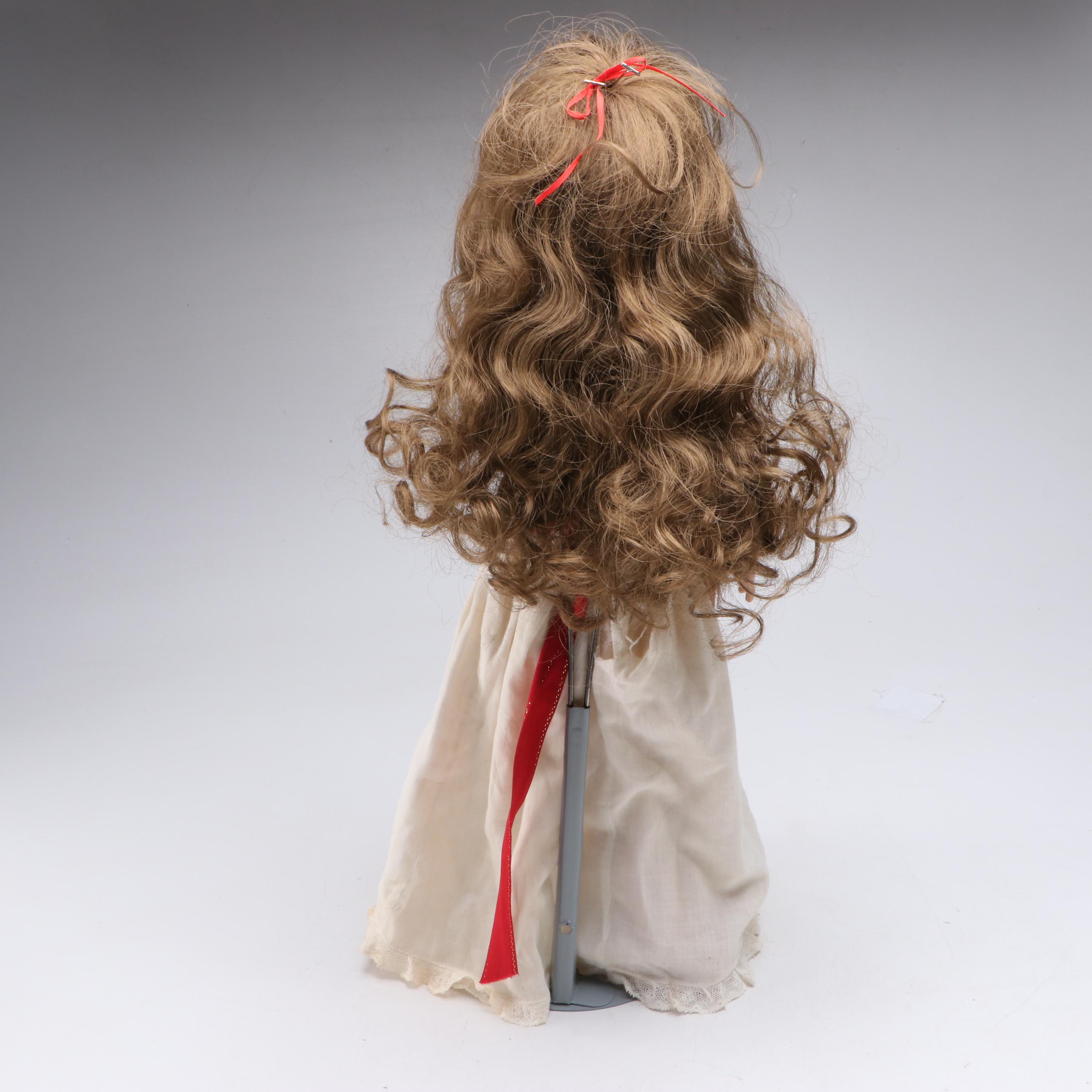 Trego Composition Sleepy Eye Doll with Doll Body, Early 20th Century