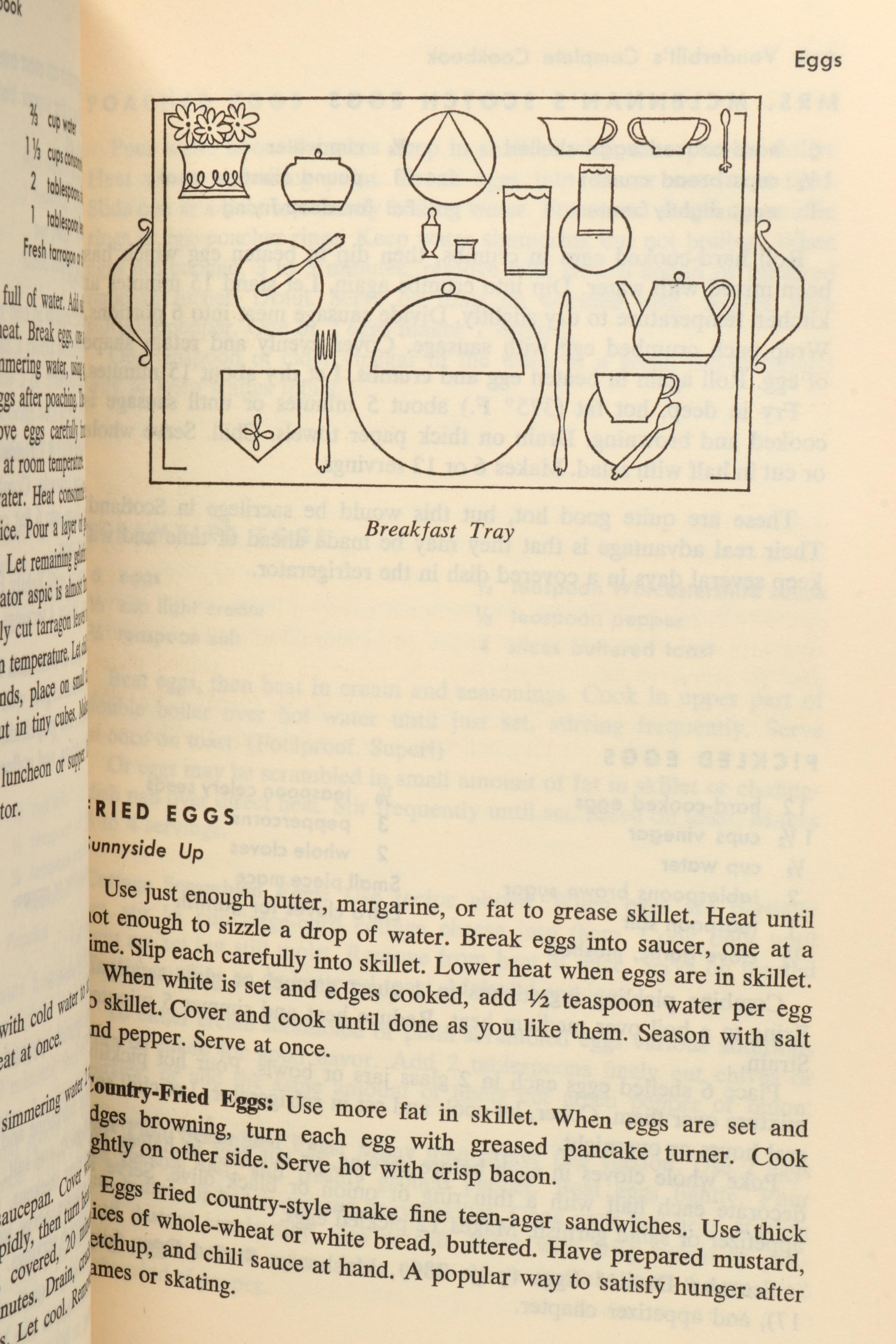 Andy Warhol Illustrated "Amy Vanderbilt's Complete Cookbook," 1961