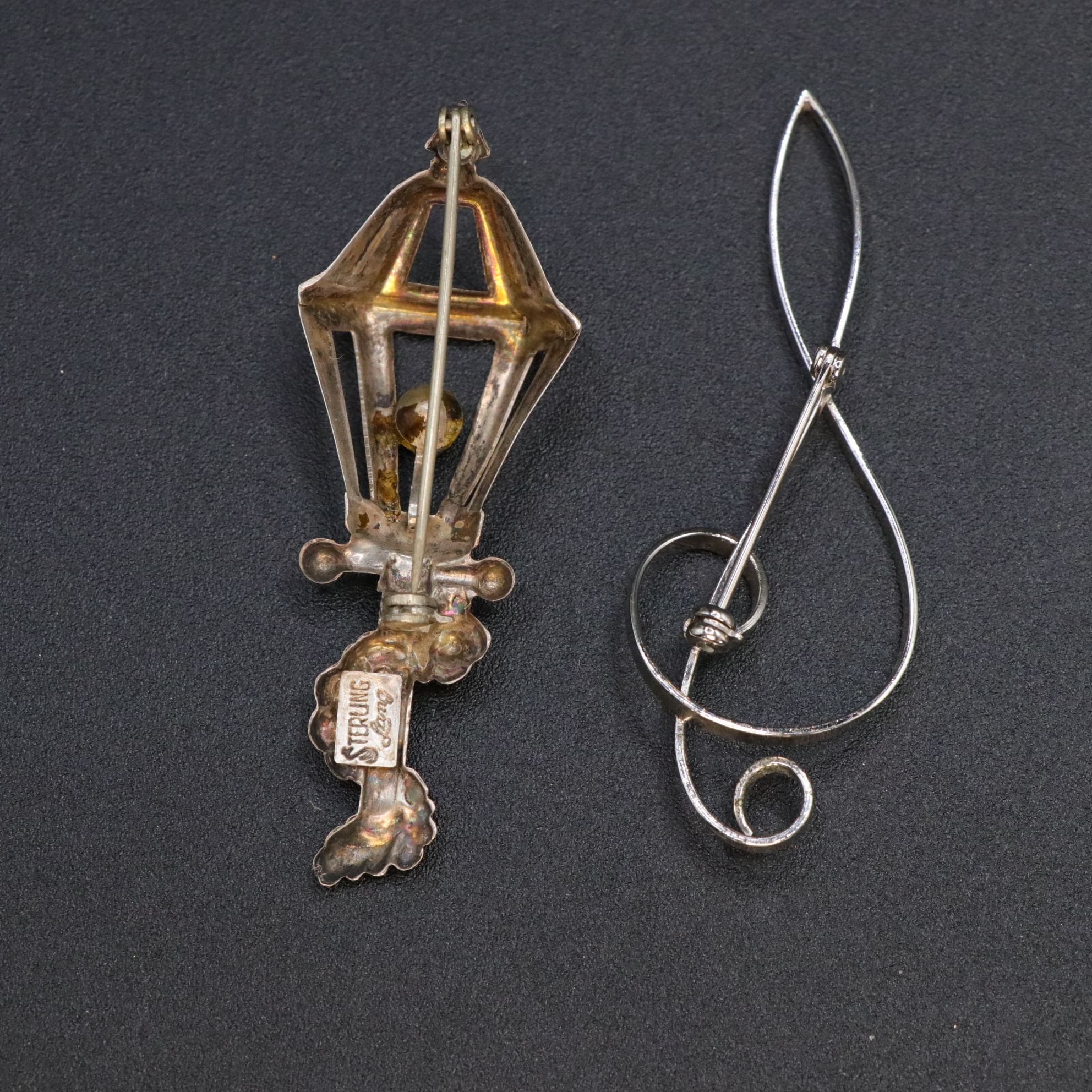 Sterling Silver Animal & Other Brooch Collection