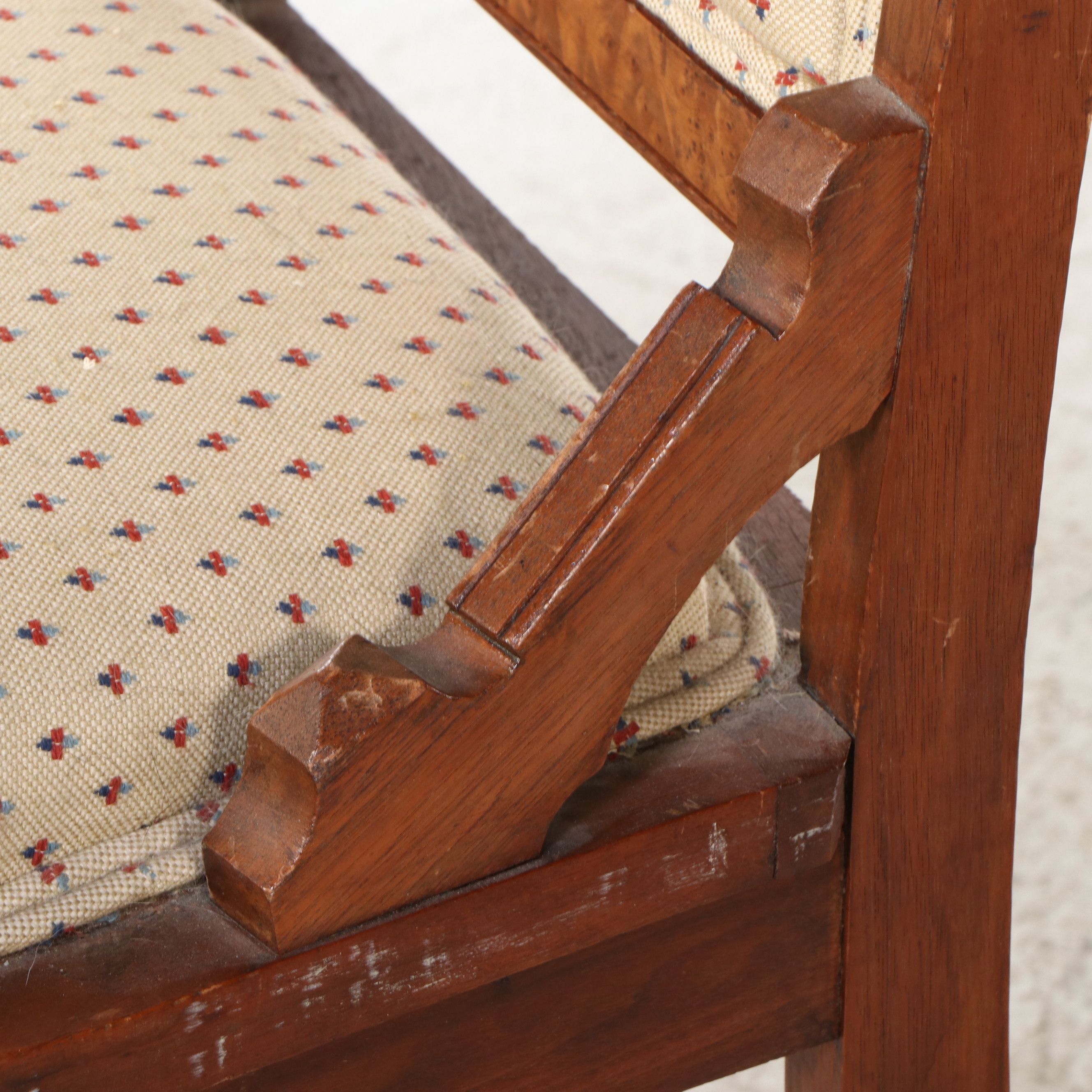 Victorian Eastlake Style Carved Walnut Side Chair, Late 19th Century