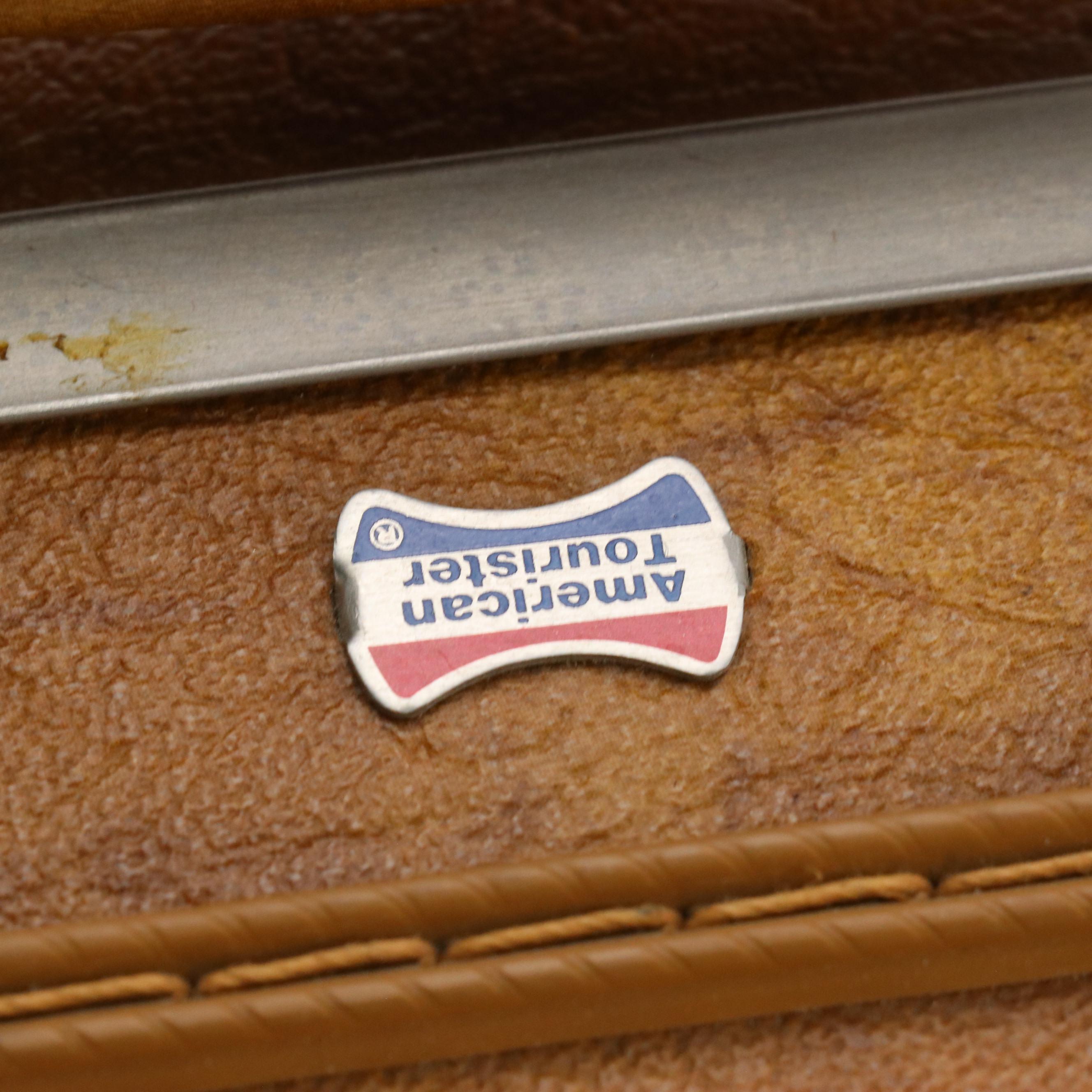 Vintage Samsonite Silhouette II Train Case & American Tourister Escort Suitcase