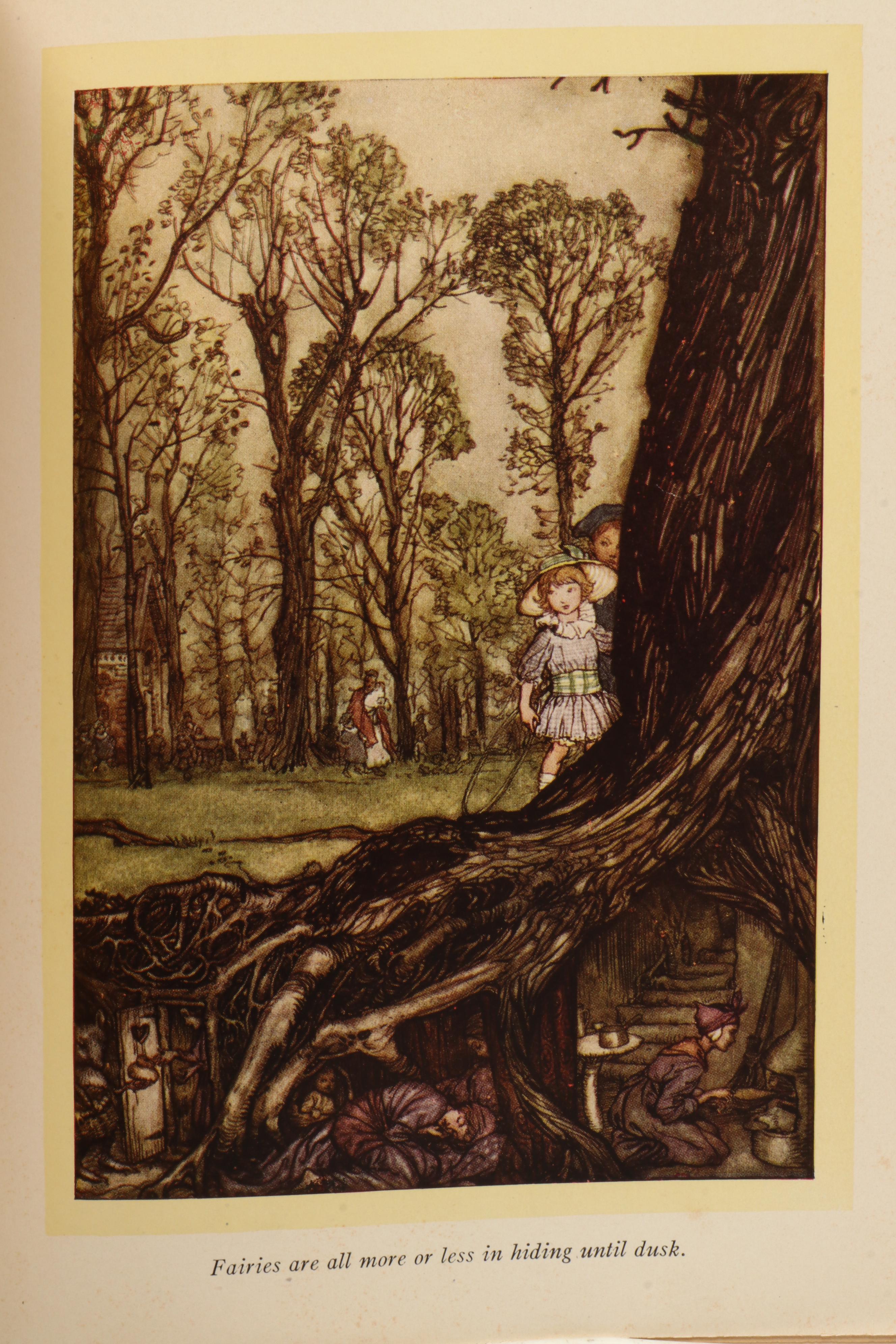 Arthur Rackham Illustrated "Peter Pan in Kensington Gardens" by J. M. Barrie
