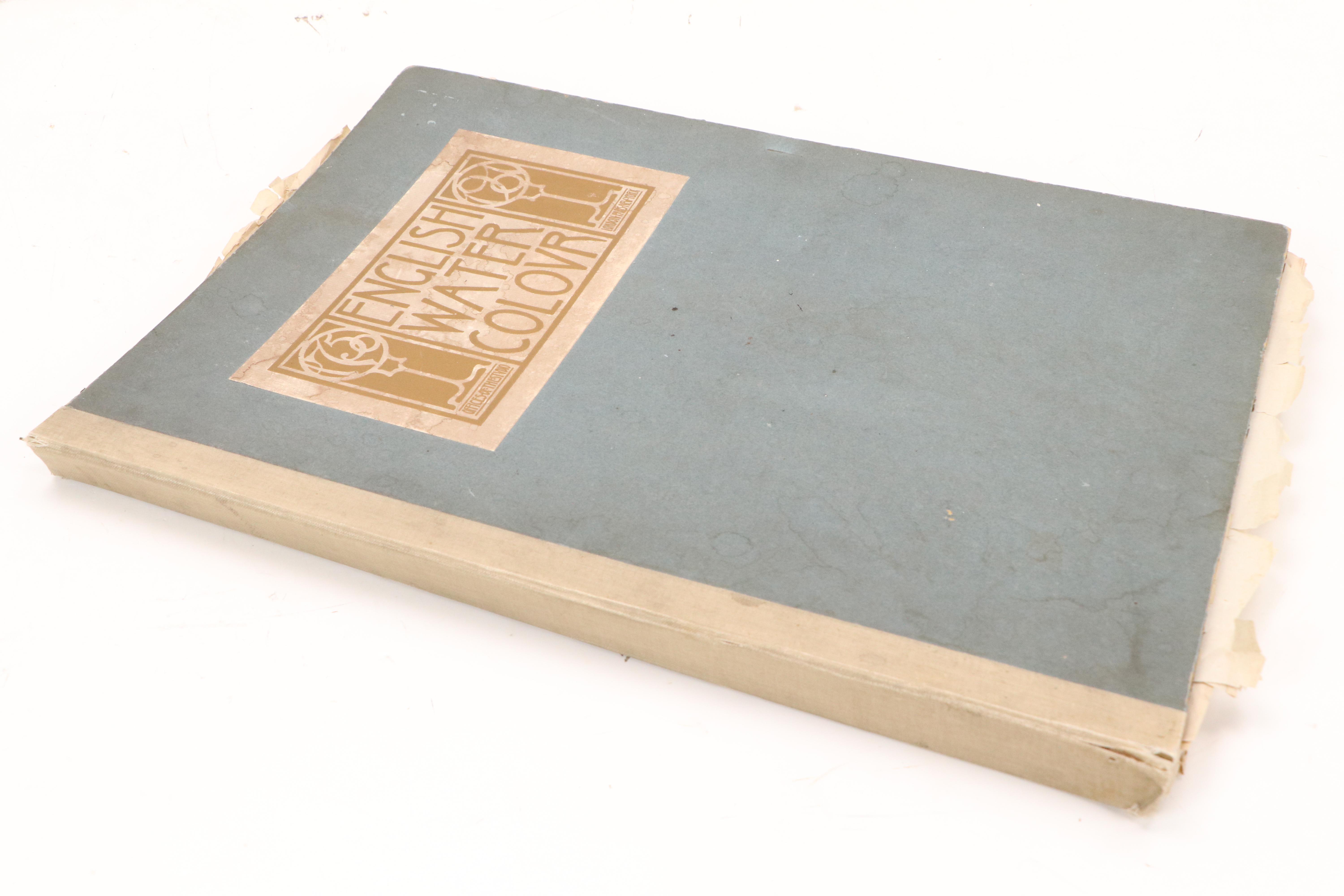 The Studio Magazine English Watercolors Book, Circa 1903