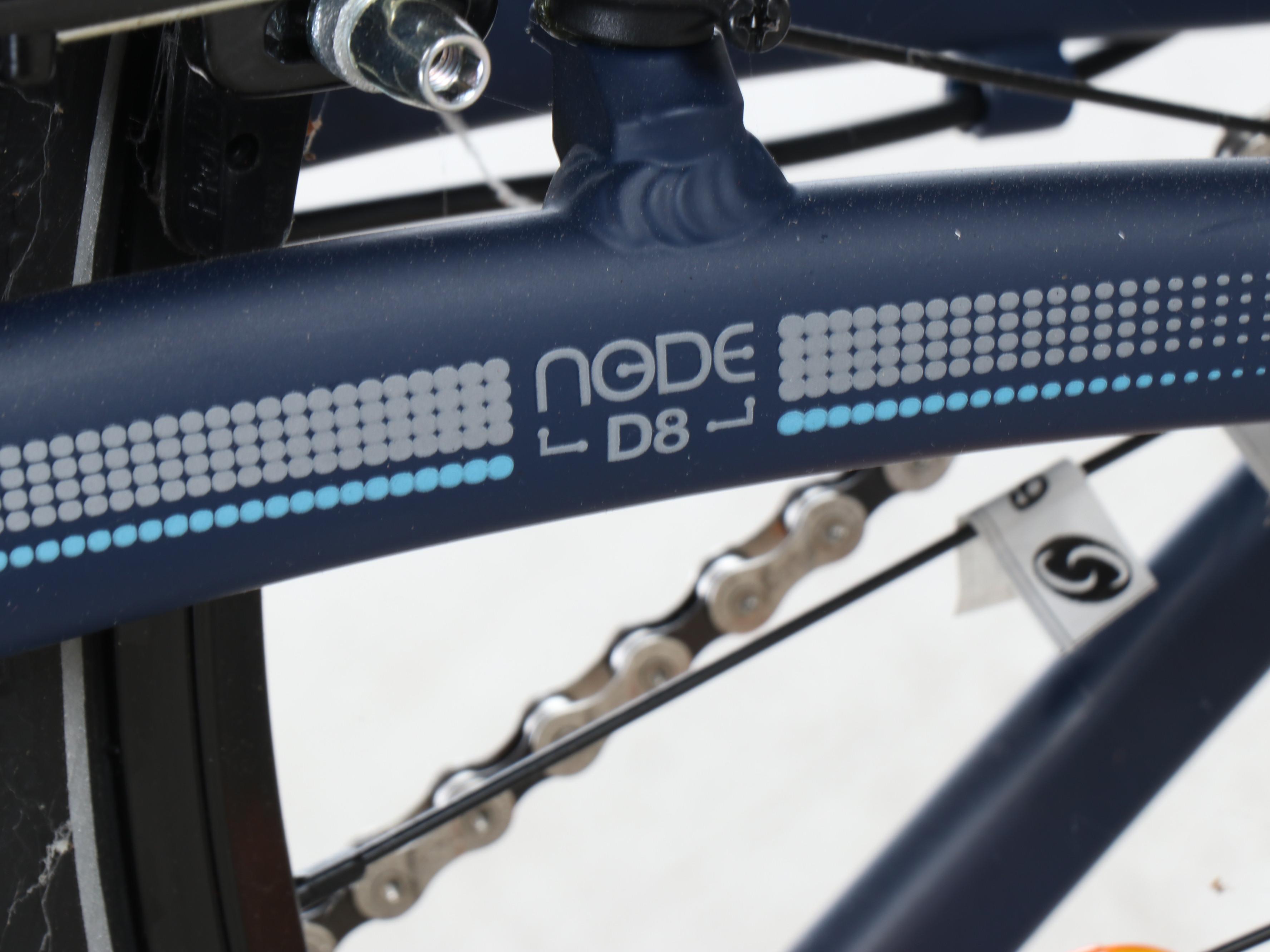 Tern Node D8 Foldable City Bike with Helmet and Accessories