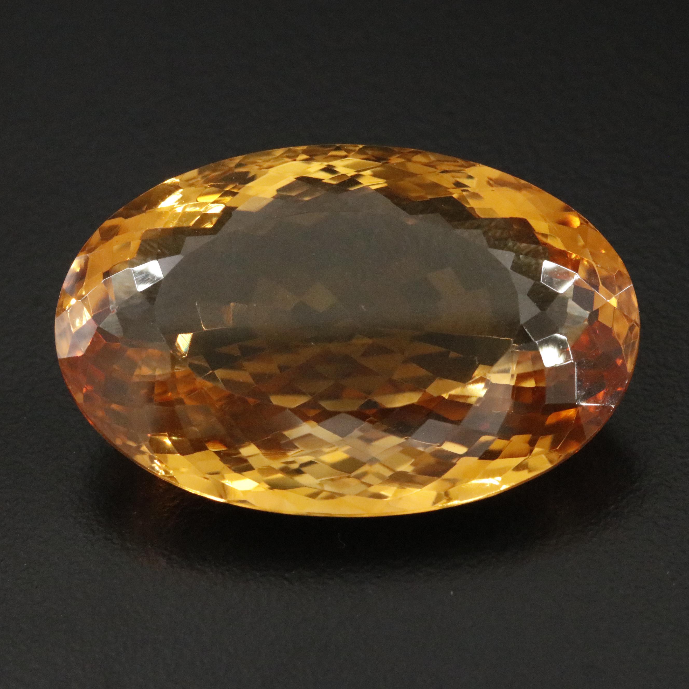Loose 66.09 CT Citrine