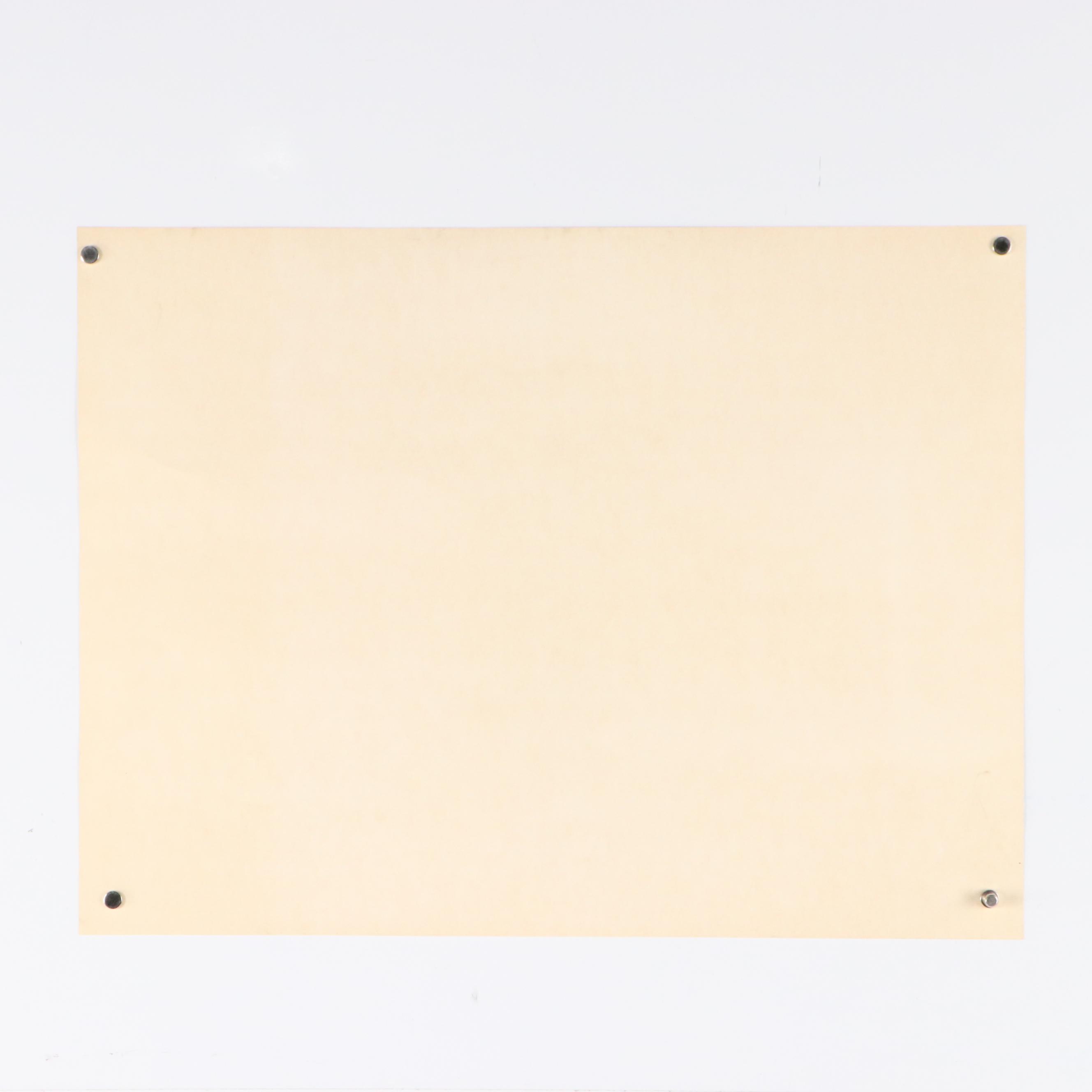 John Ruthven Offset Lithograph "Mallard," 1969