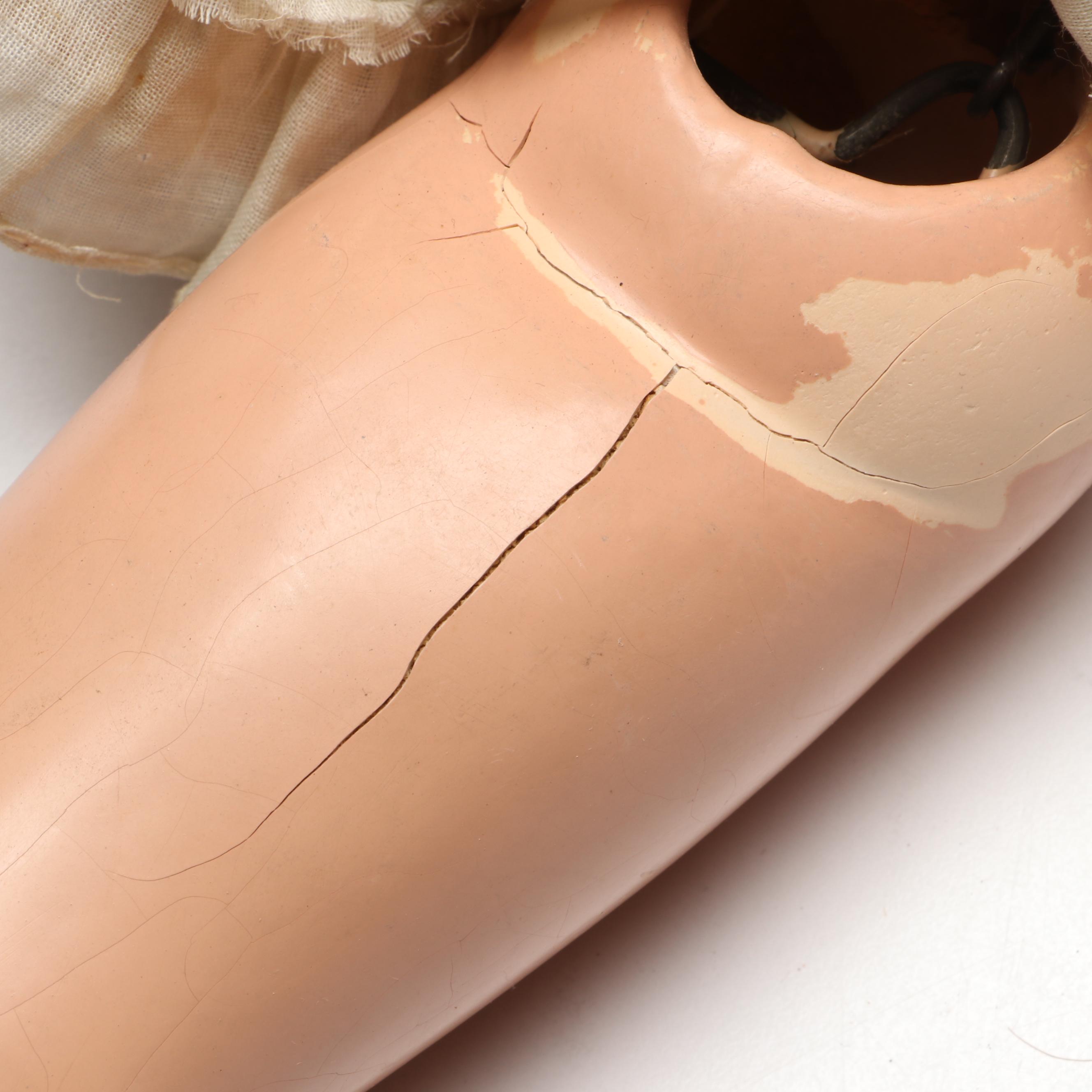 Horsman and Effanbee Composite Sleepy Eye Dolls, Early to Mid-20th Century