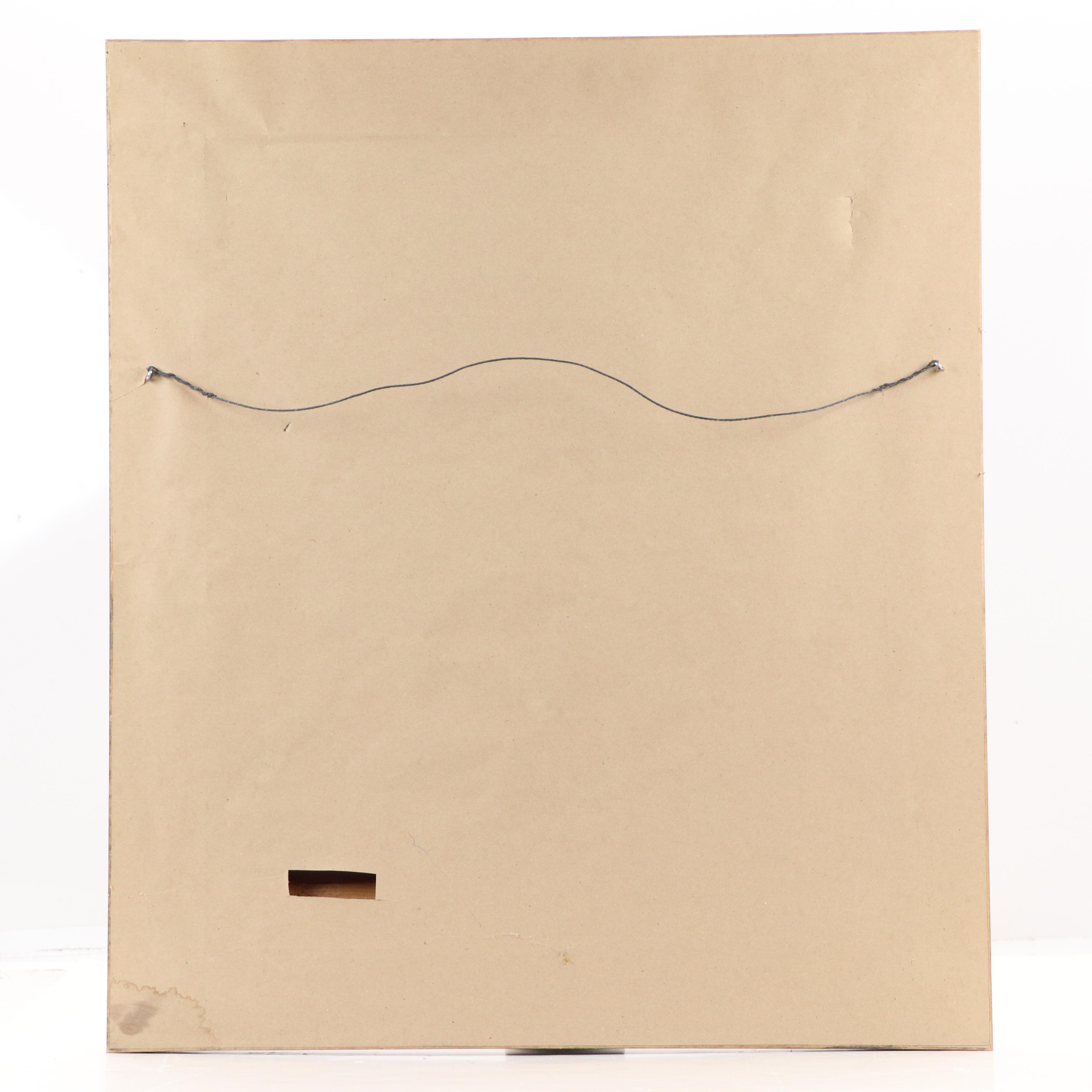 European School Oil Portrait of Man in Turban, Early to Mid-20th Century