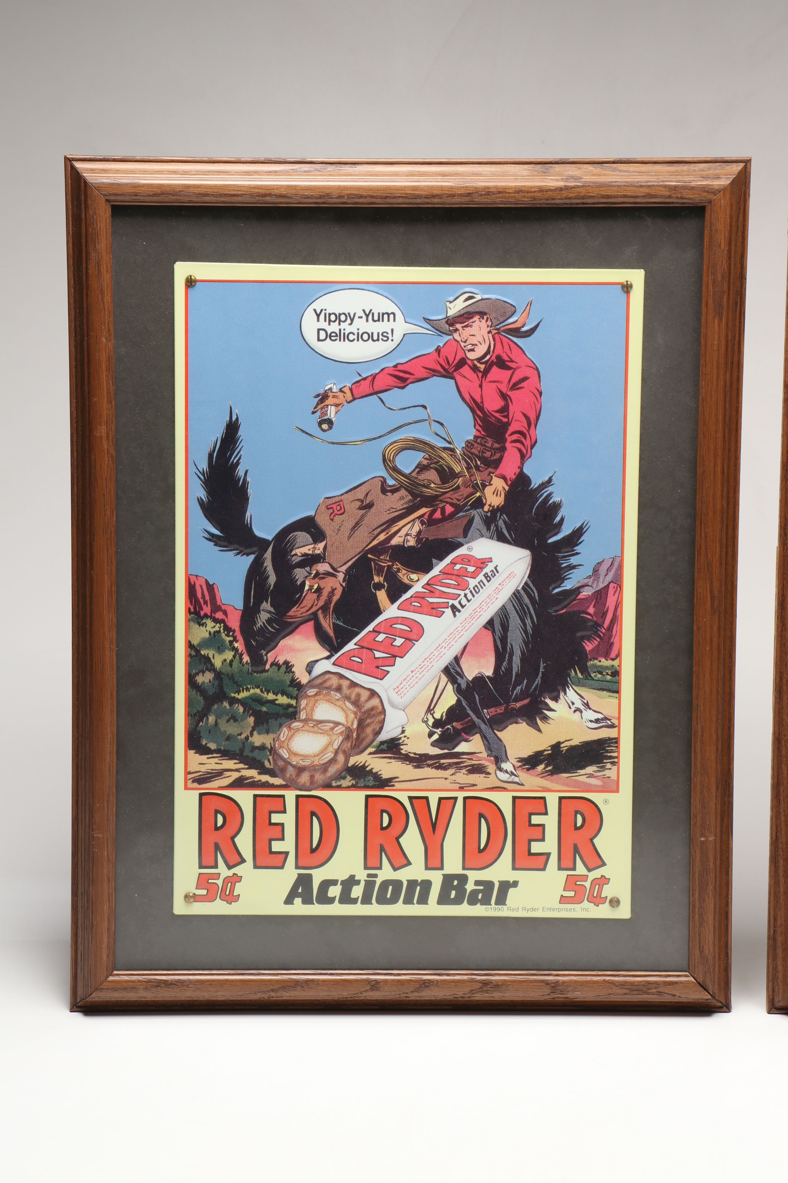 Red Ryder Framed Metal Food Advertisement Signs with Other Hanging Sign