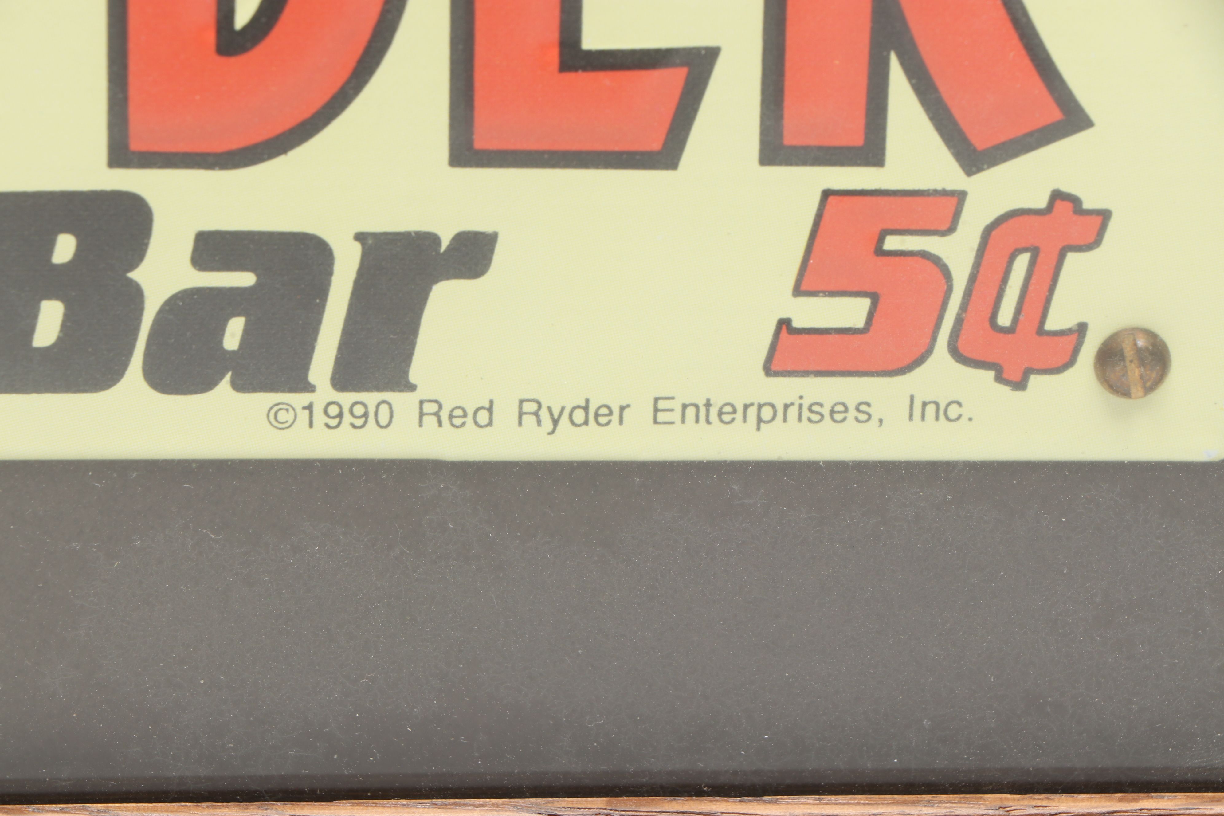 Red Ryder Framed Metal Food Advertisement Signs with Other Hanging Sign