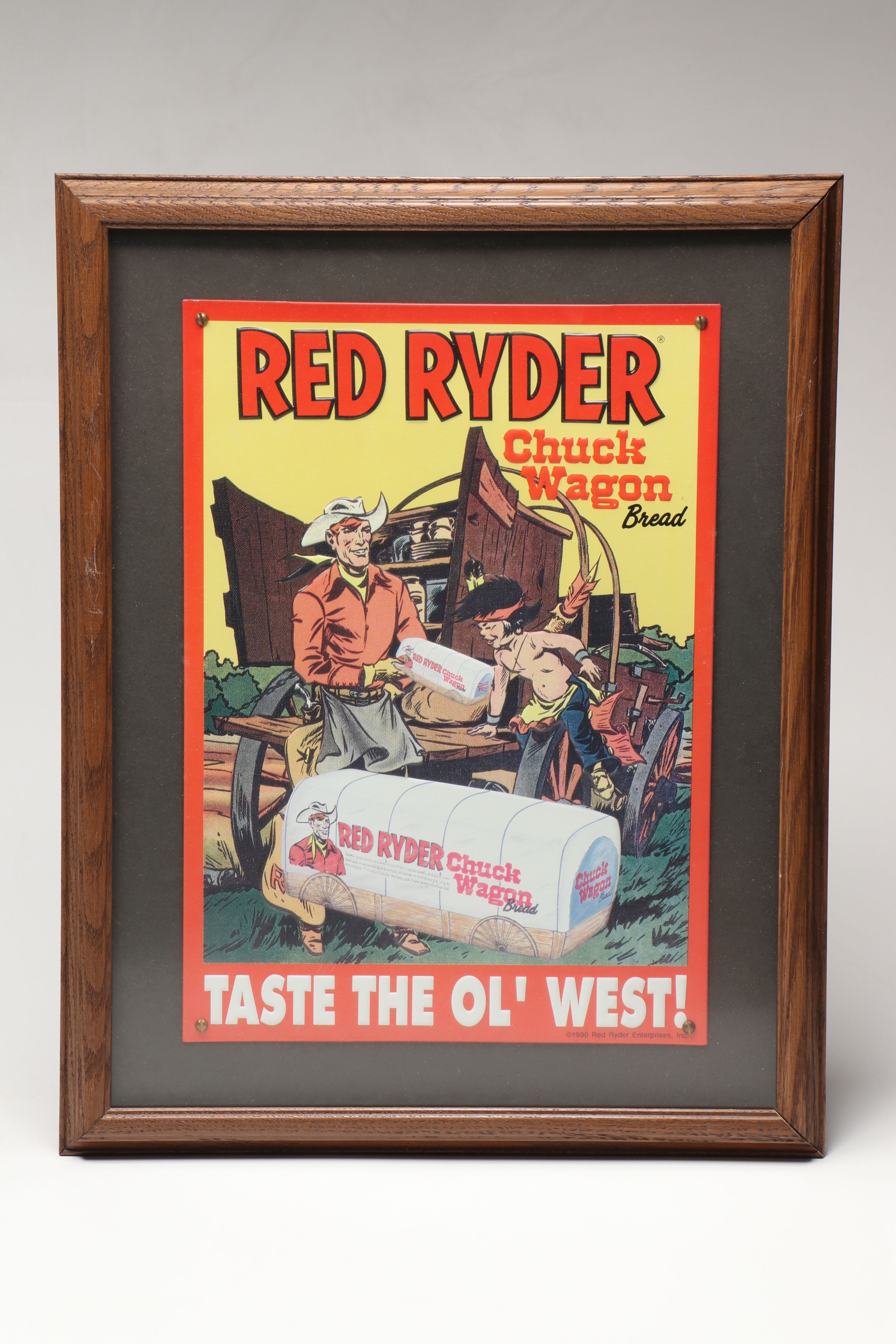 Red Ryder Framed Metal Food Advertisement Signs with Other Hanging Sign