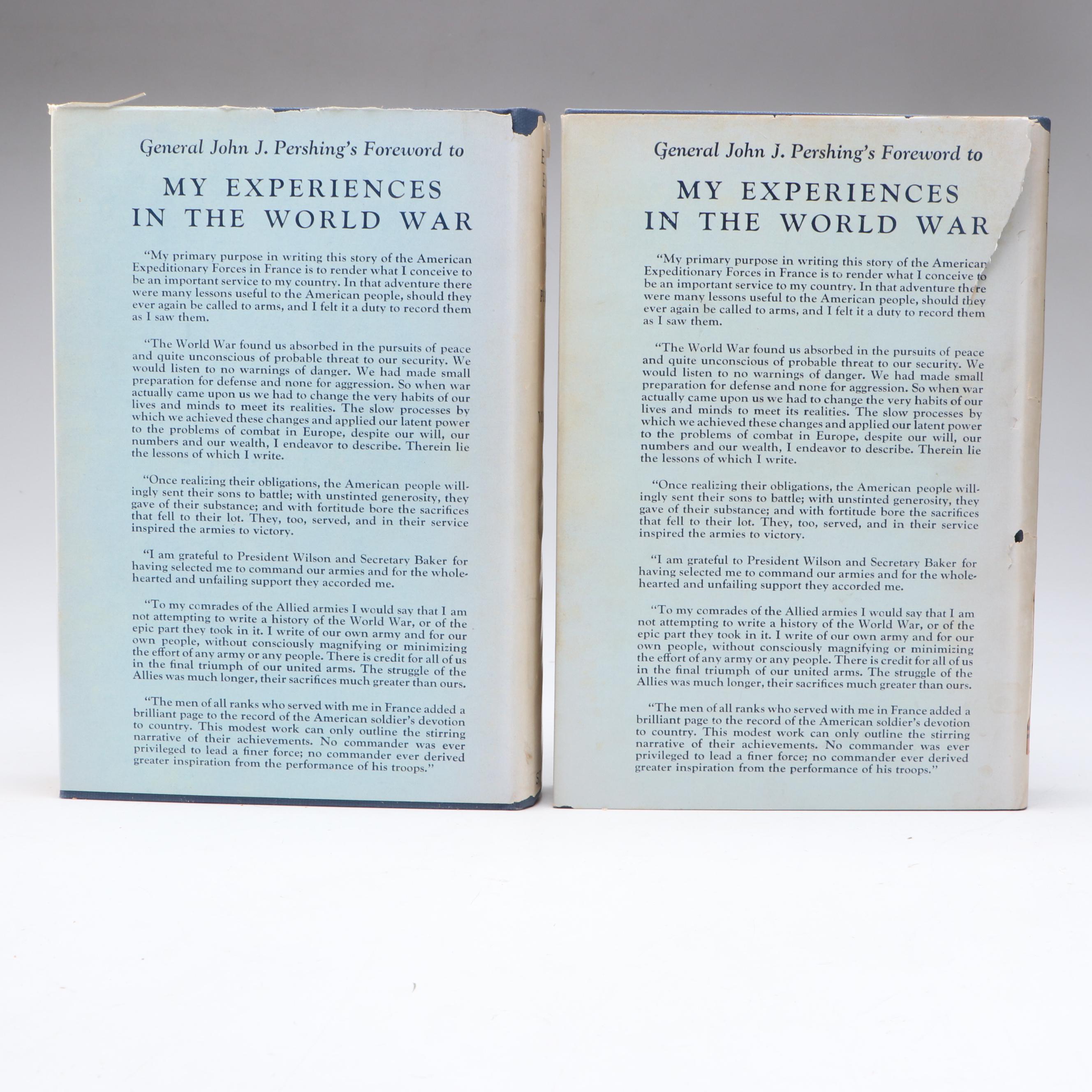 First Edition "My Experiences in the World War" by John J. Pershing, 1931