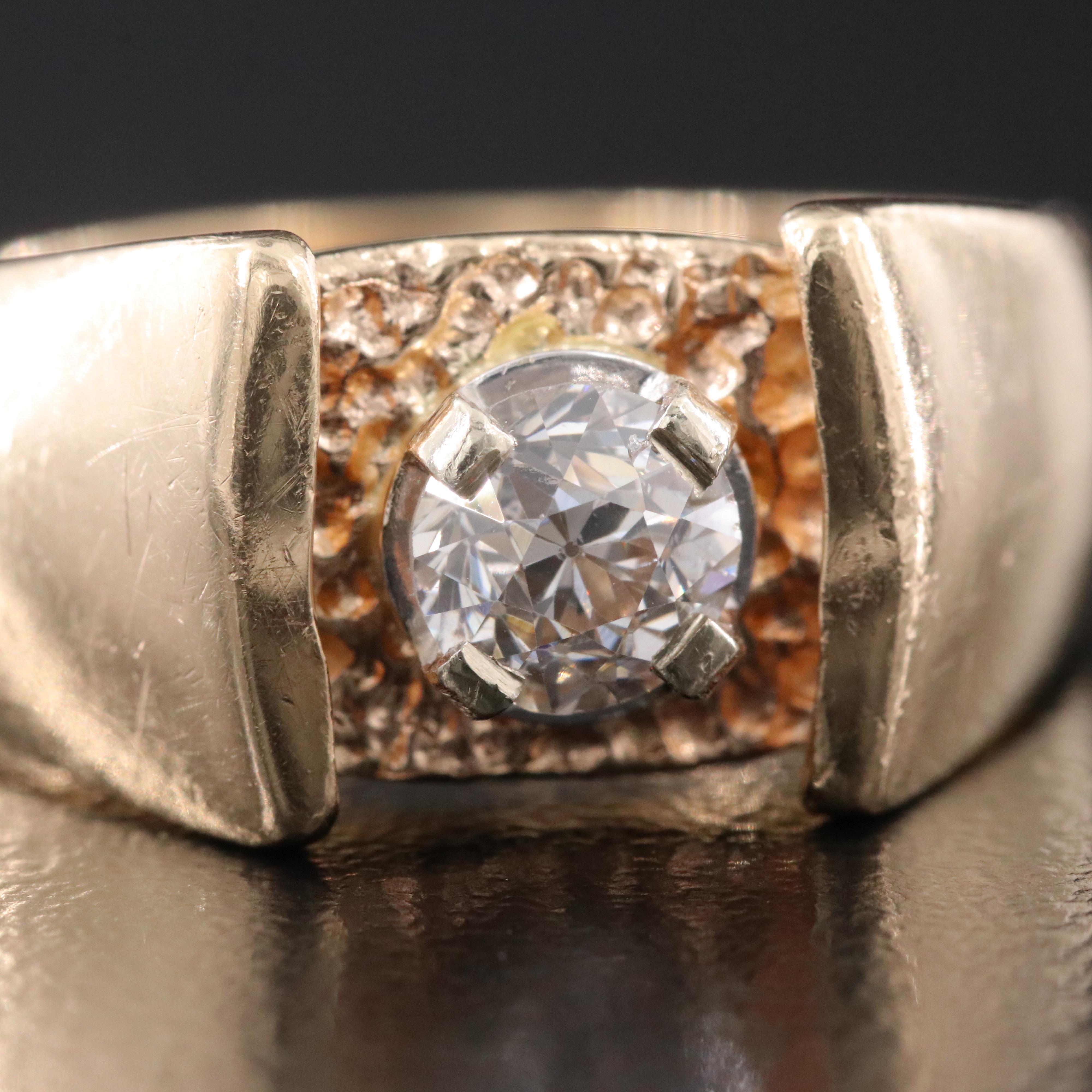 14K 0.76 CT Diamond Solitaire Ring