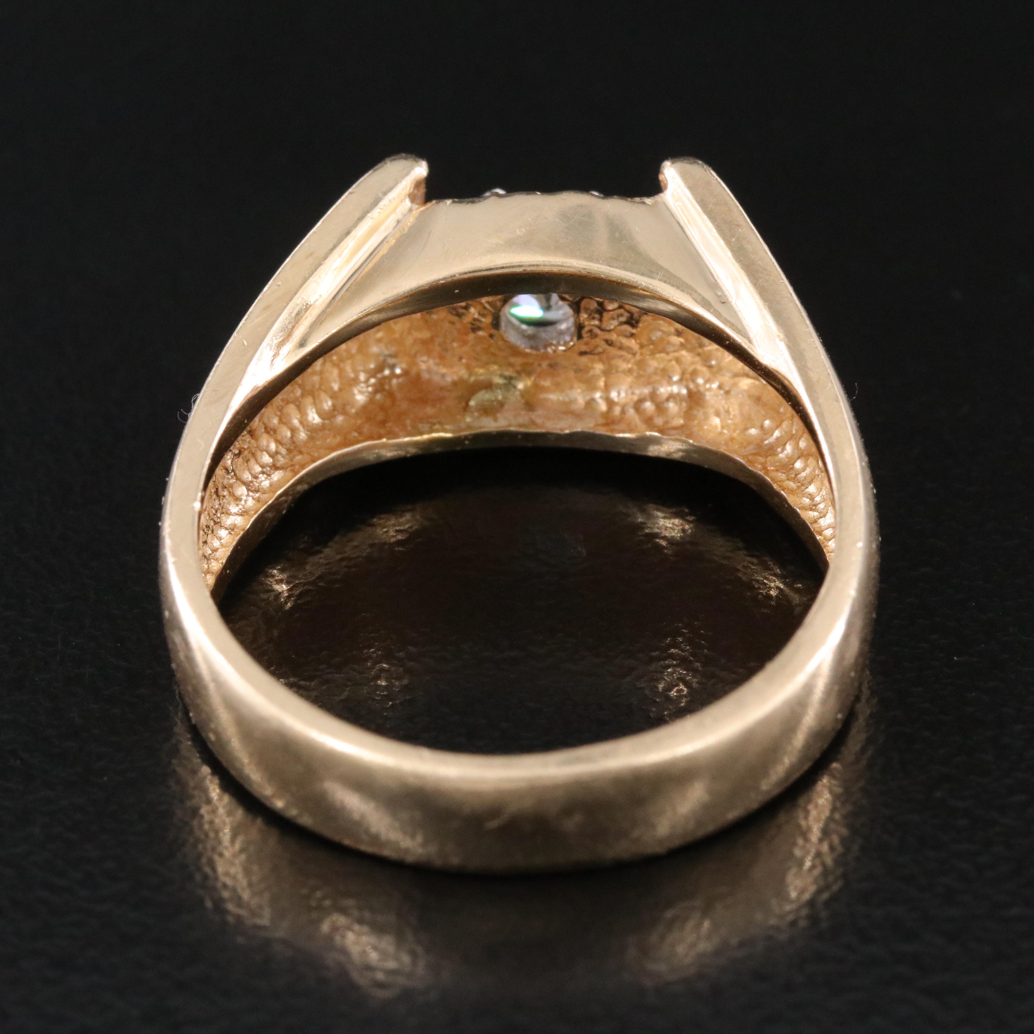 14K 0.76 CT Diamond Solitaire Ring