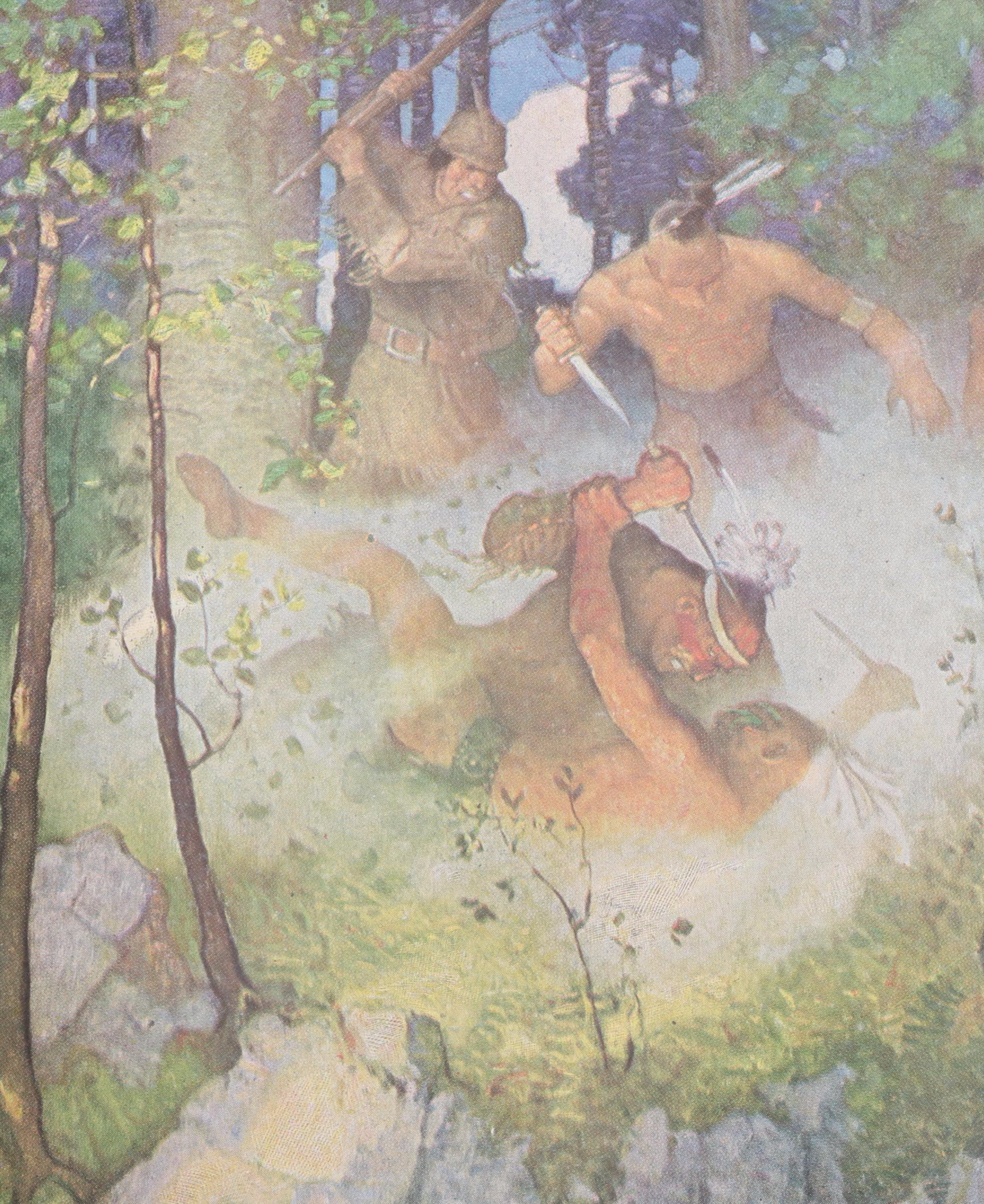 N. C. Wyeth Illustrated "The Last of the Mohicans" by James F. Cooper, 1939