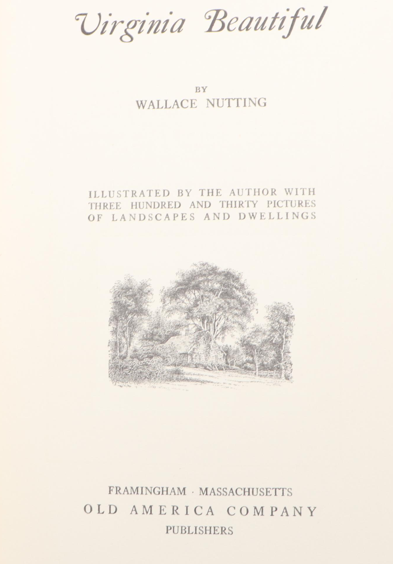 First Edition "England Beautiful" and More by Wallace Nutting, Early 20th C.