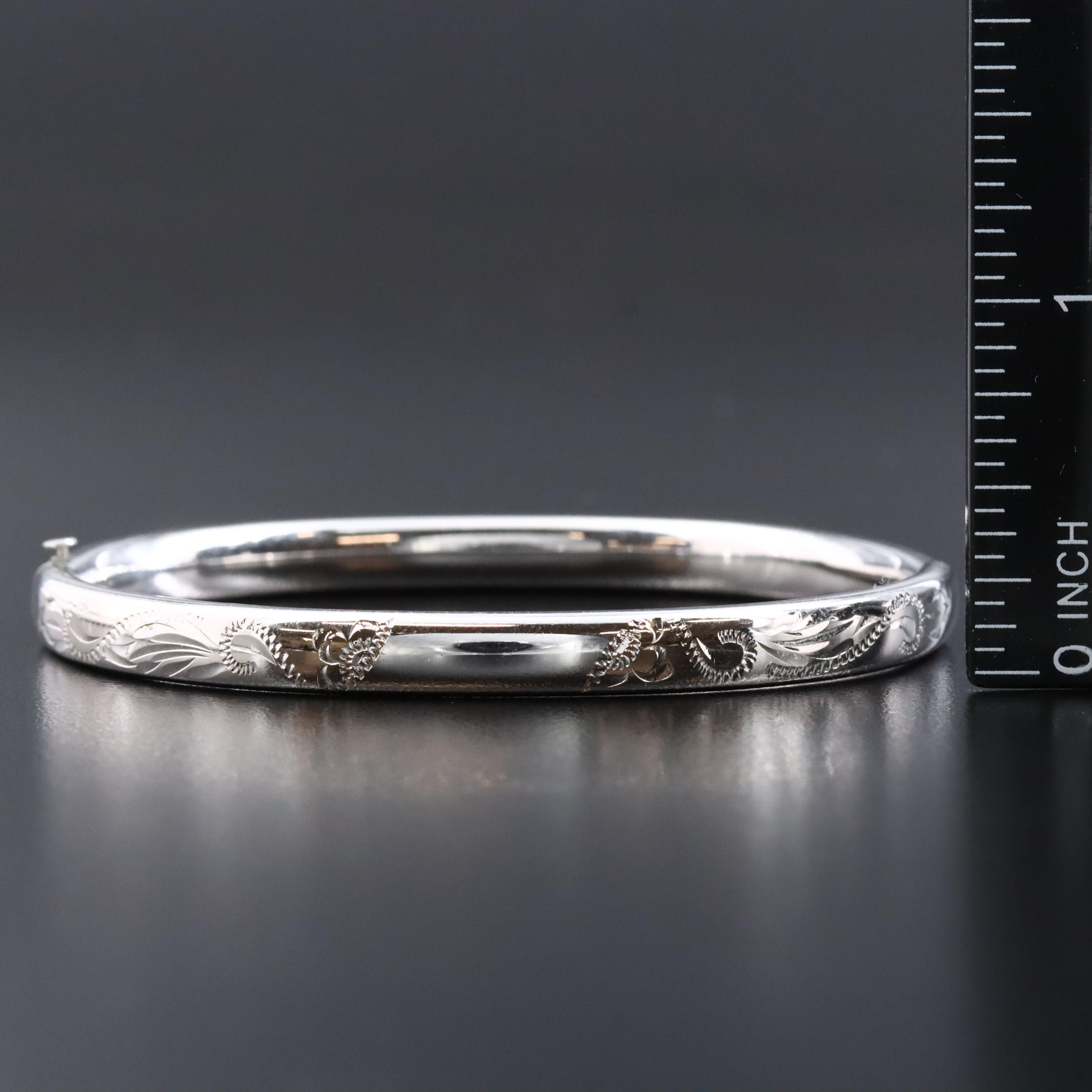 Carl-Art Inc. Sterling Stampwork Bracelet