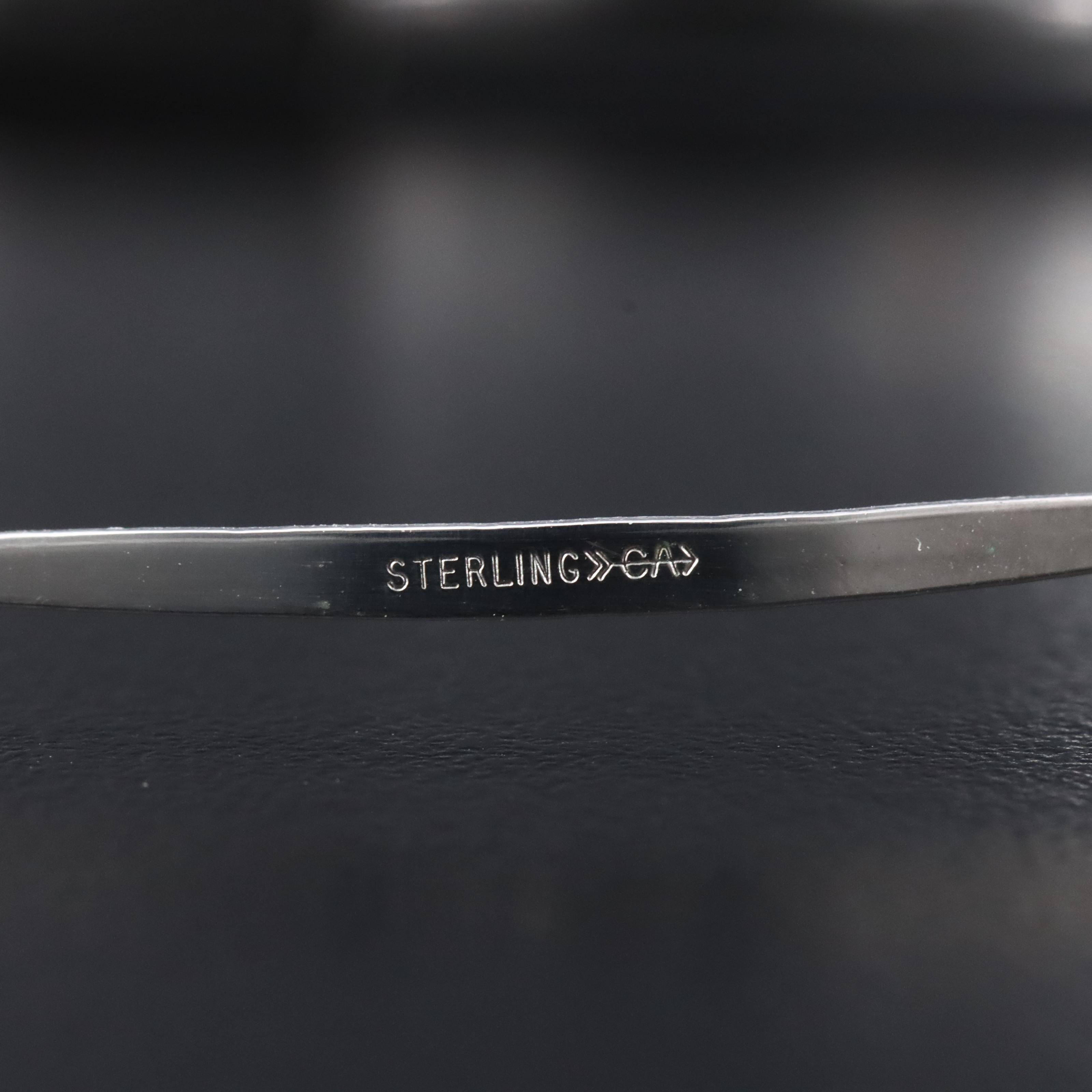 Carl-Art Inc. Sterling Stampwork Bracelet