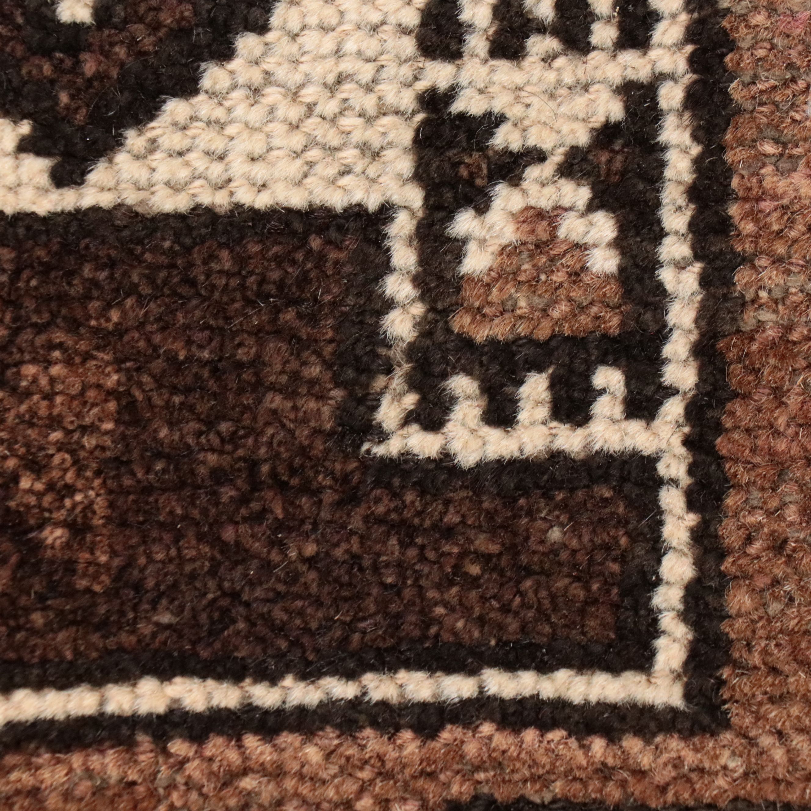 3'7 x 5'2 Hand-Knotted Afghan Tribal Area Rug