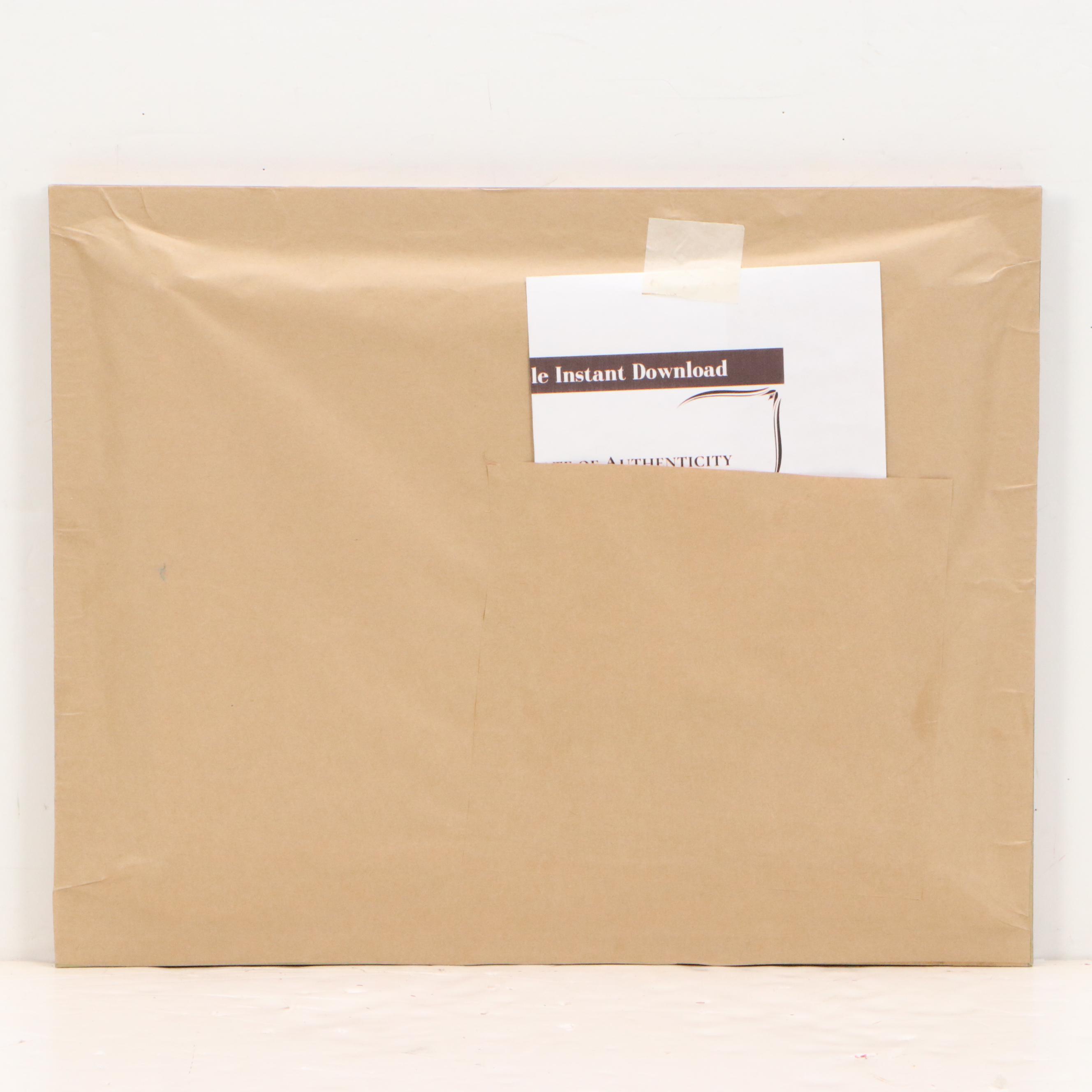 Nataliya Shlomenko Oil Painting "City Street," 21st Century