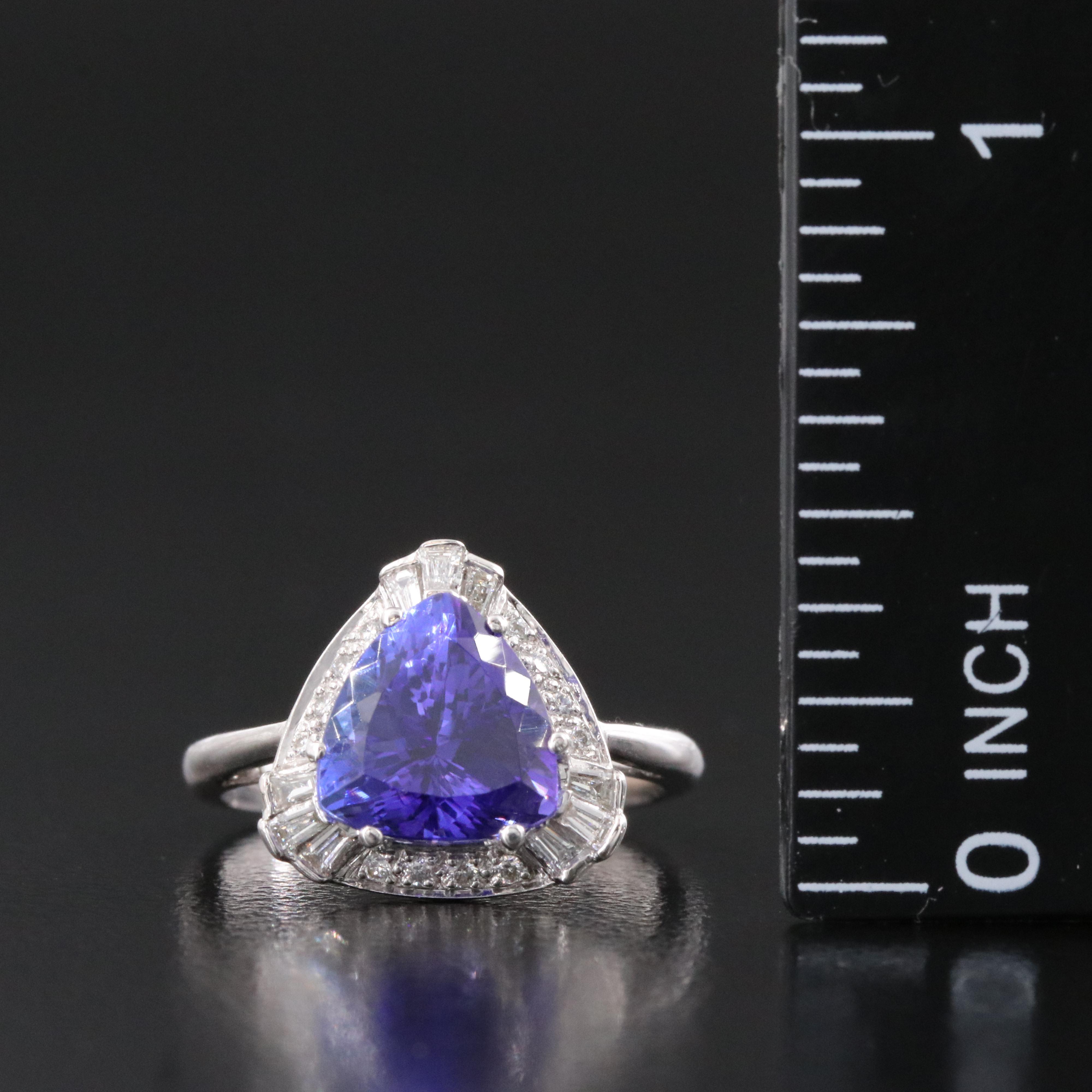 Bellarri 18K Tanzanite and Diamond Ring